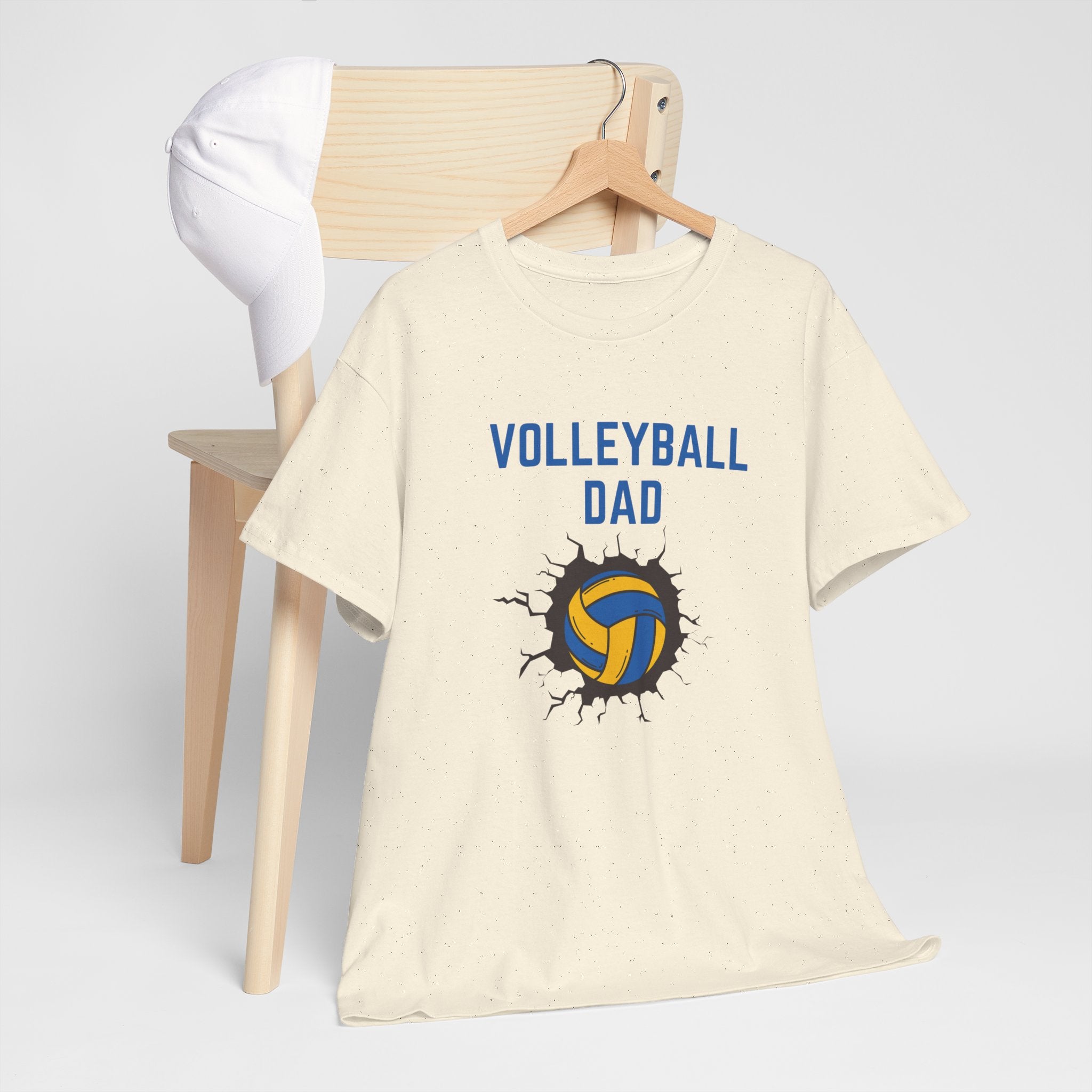 Volleyball Dad T-Shirt — Dad Gift, Volleyball Player Support Tee