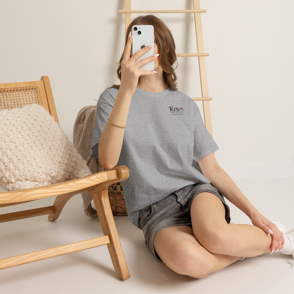 Rose Logo Work T-shirt with Rose emblem
