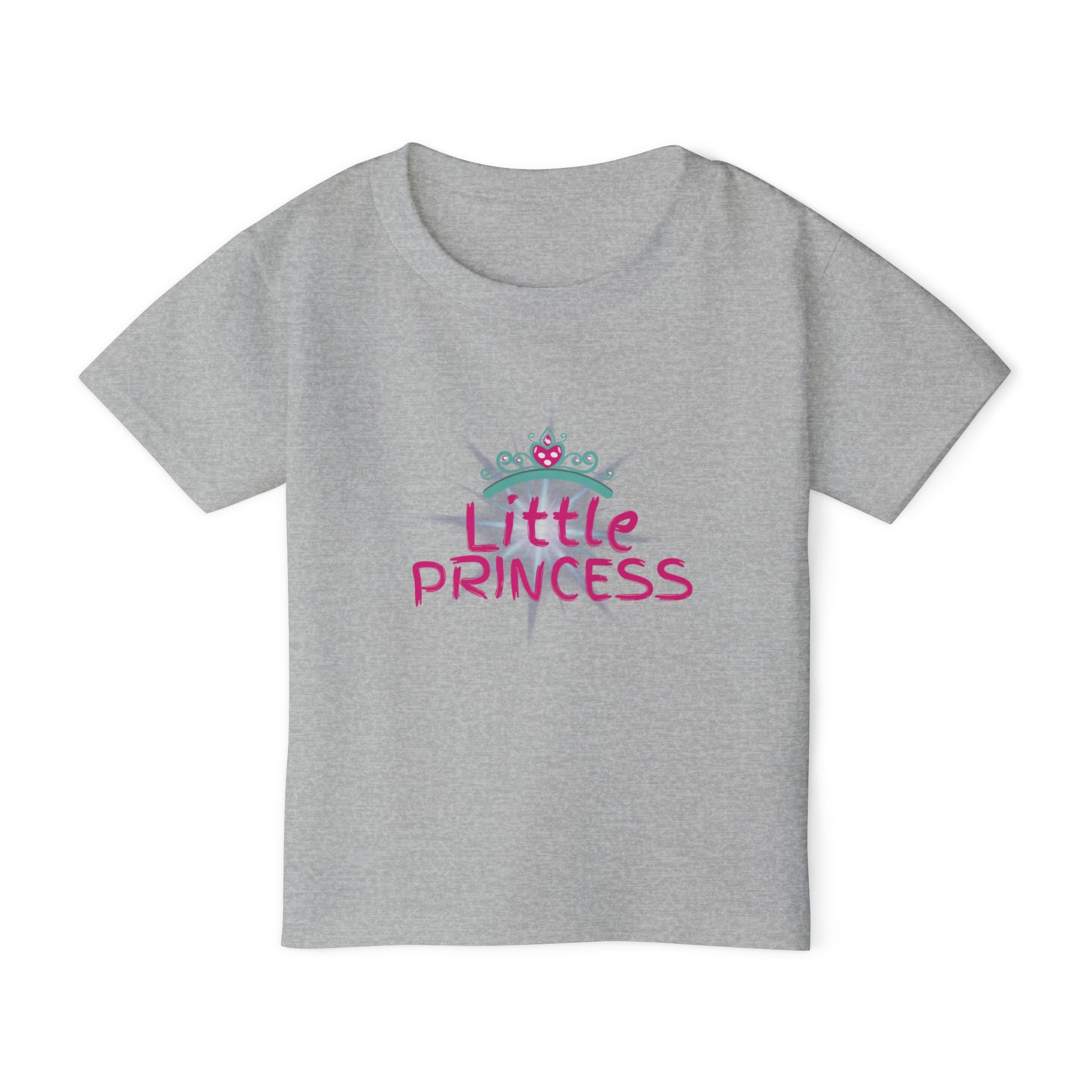 Little Princess Toddler T‑Shirt – Pink Tiara Tee for Baby Girls