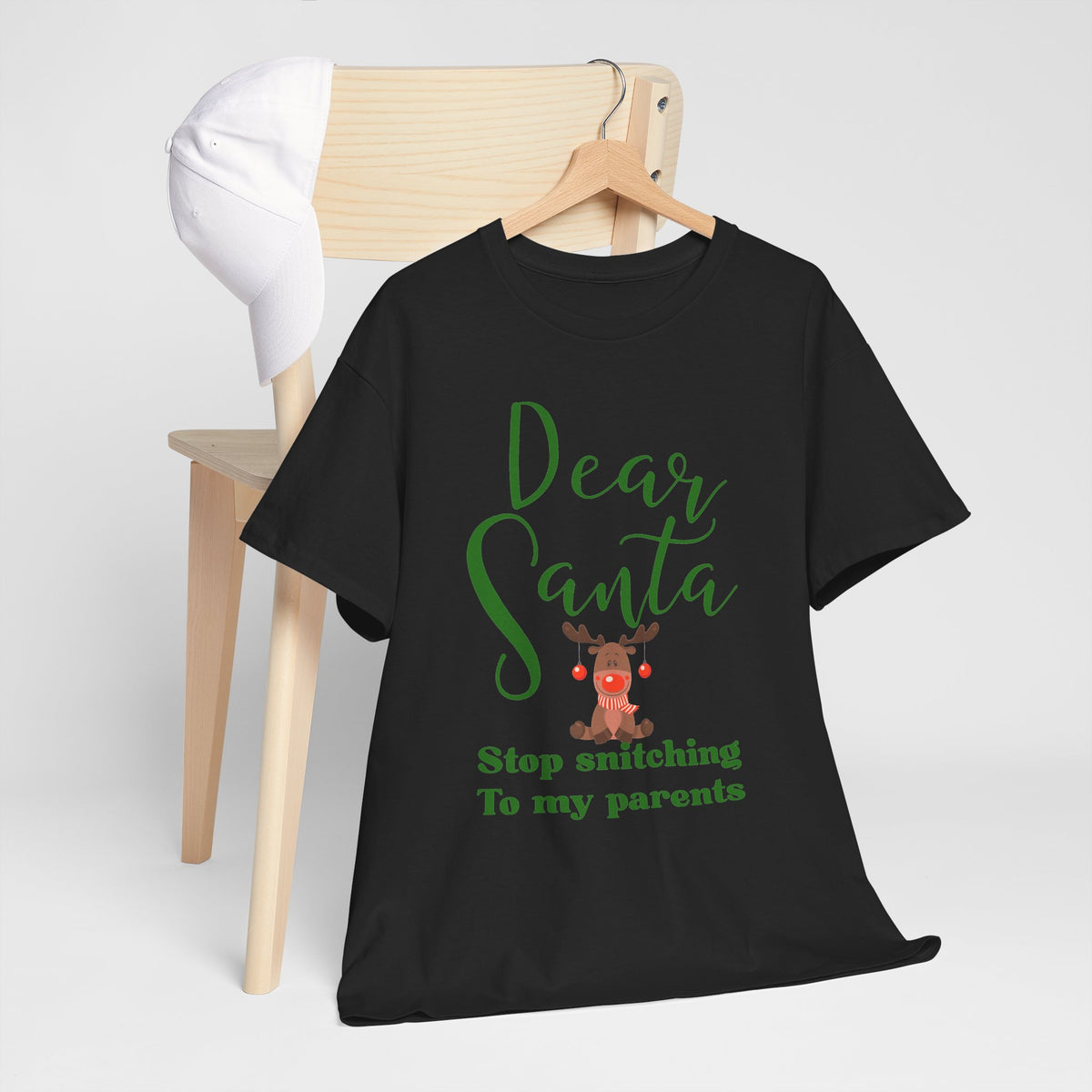 Dear Santa Stop Snitching to My Parents Christmas T-Shirt