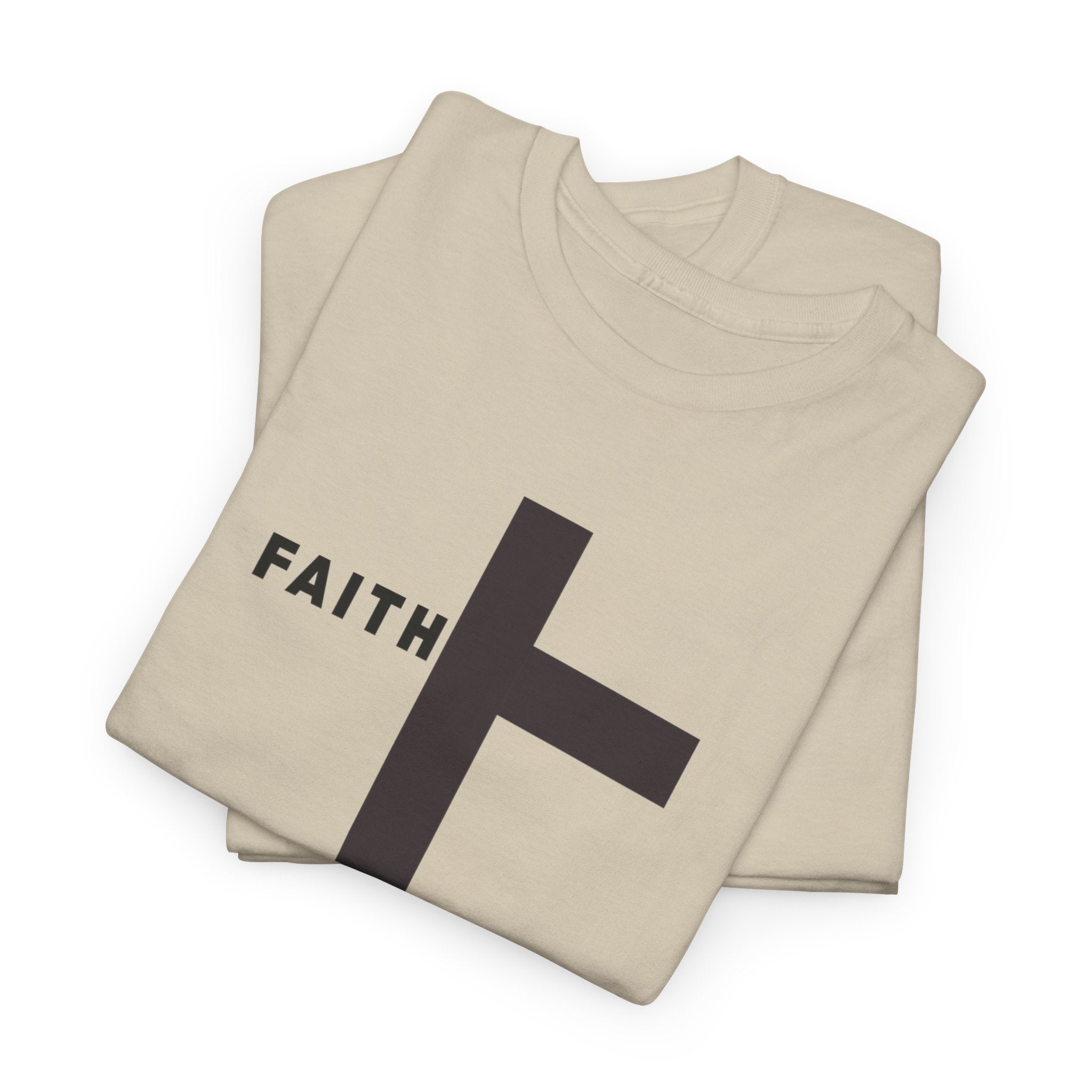 Faith Cross T‑Shirt — Minimal Christian Tee