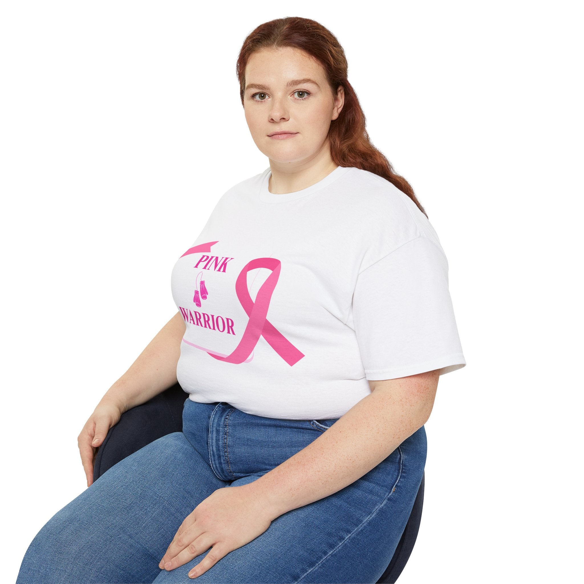 Pink Warrior Tee - Breast Cancer Awareness Pink Ribbon Shirt