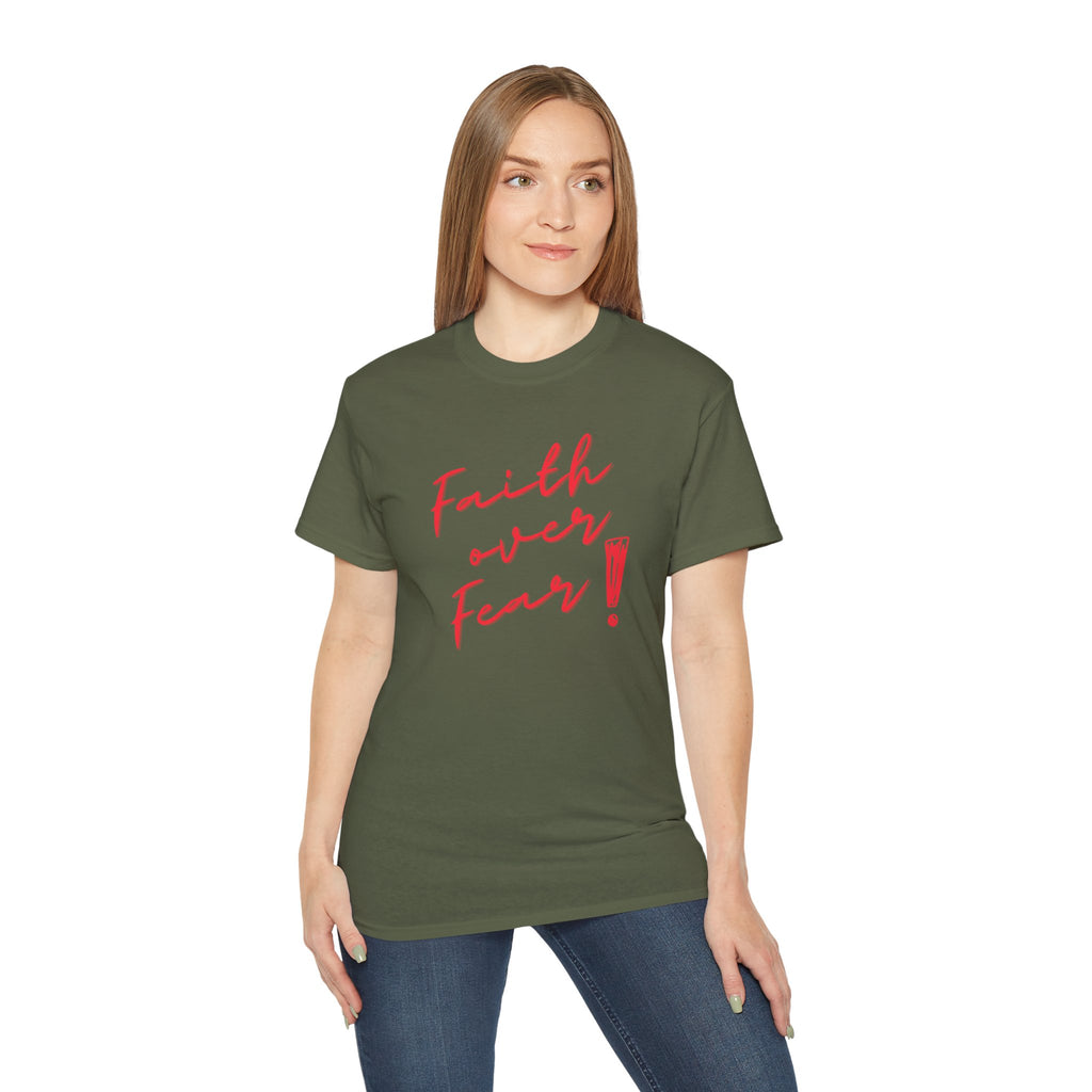 Faith Over Fear T‑Shirt — Inspirational Christian Tee