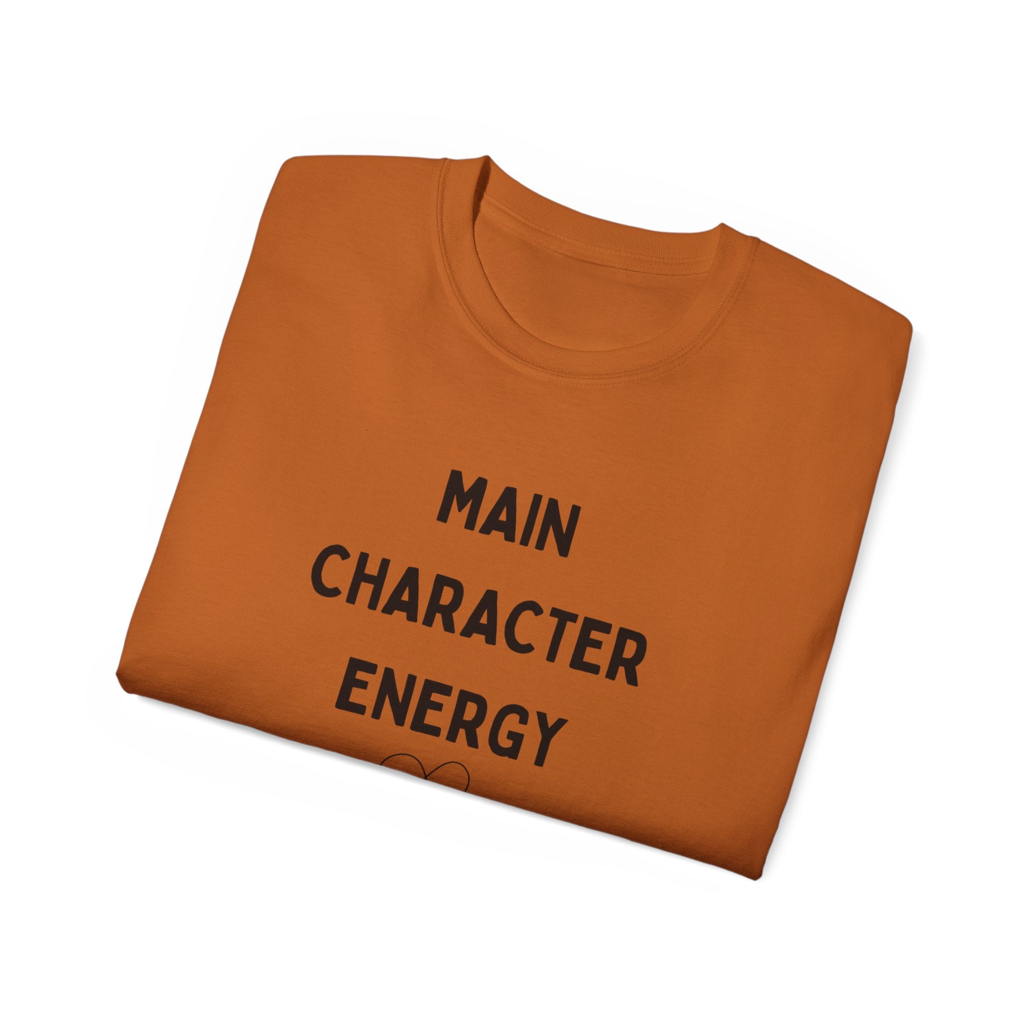 Main Character Energy Tee — "Match Me" Graphic Cotton Shirt