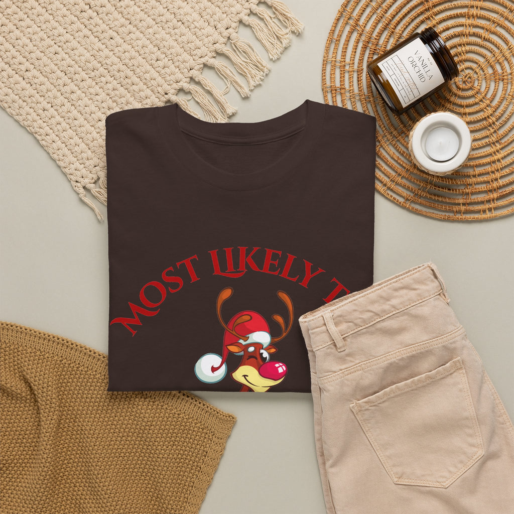 Most Likely to Tell Santa to Mind His Business Christmas Tee