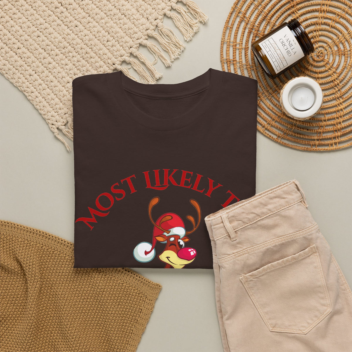 Most Likely to Tell Santa to Mind His Business Christmas Tee