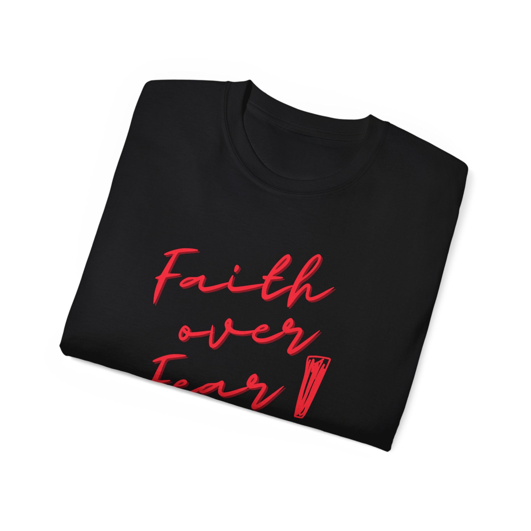 Faith Over Fear T‑Shirt — Inspirational Christian Tee