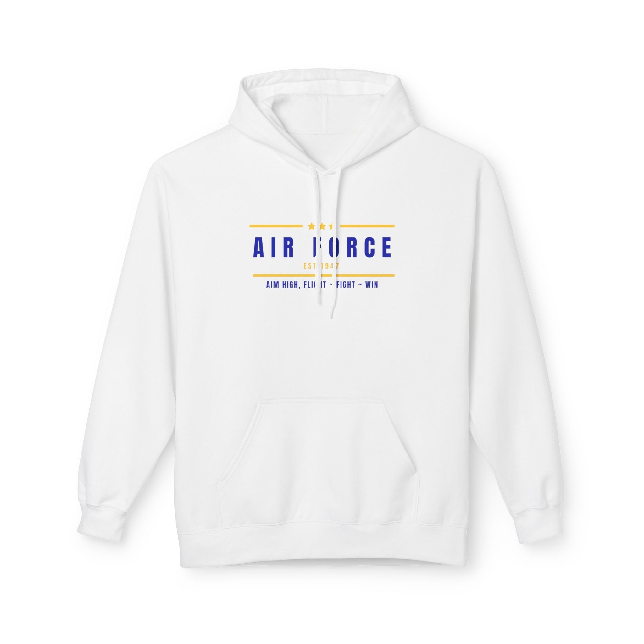 Airforce Unisex Midweight Soft style Fleece Hoodie