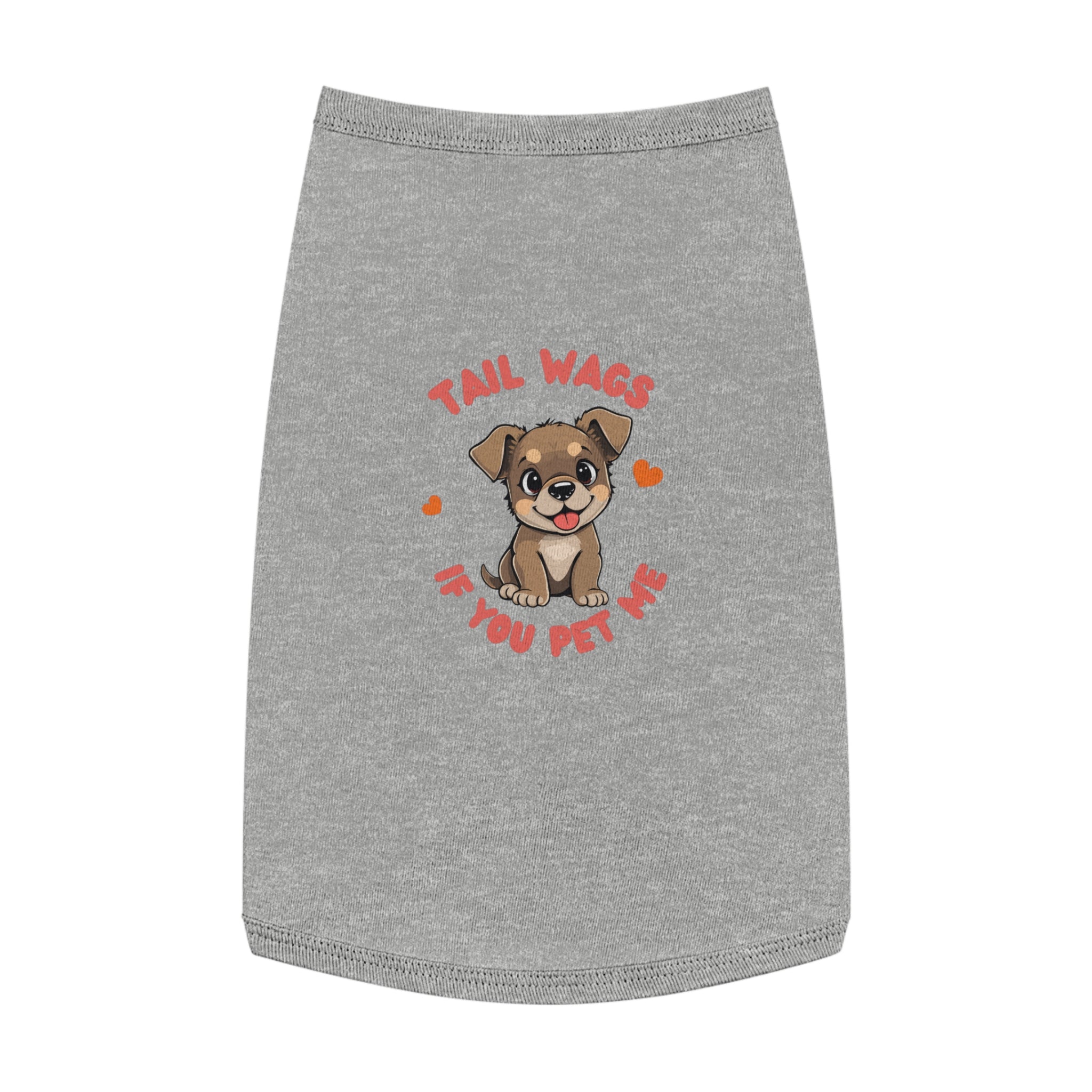 "Tail Wags...pet me" Pet Tank Top