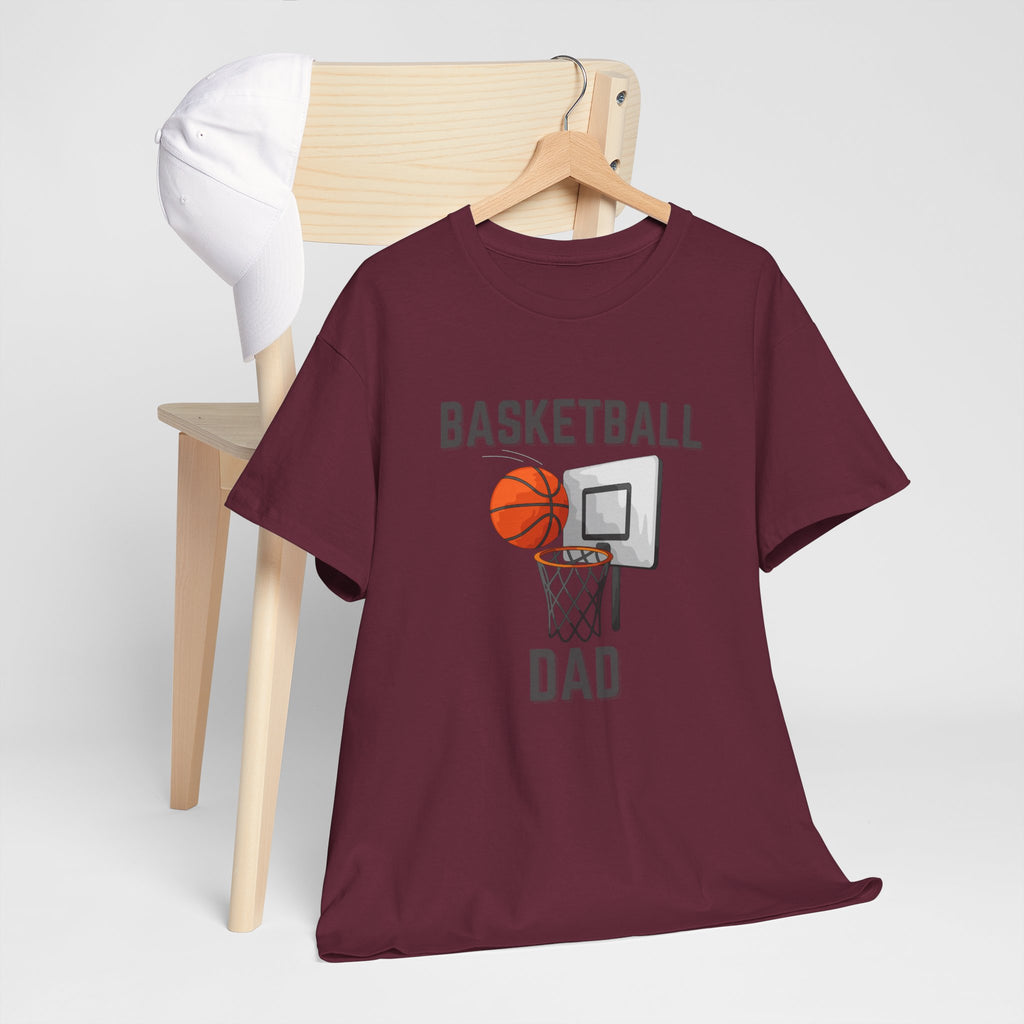 Basketball Dad T-Shirt — Dad Gift, Basketball Coach & Game Day Tee