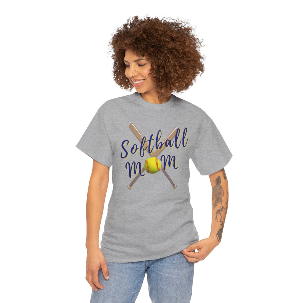 Softball Mom T-Shirt — Bat & Ball Graphic Tee
