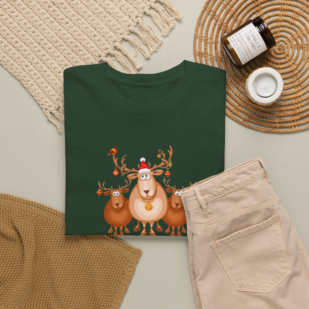 Silent Night, Not in This Family Christmas Reindeer T-Shirt