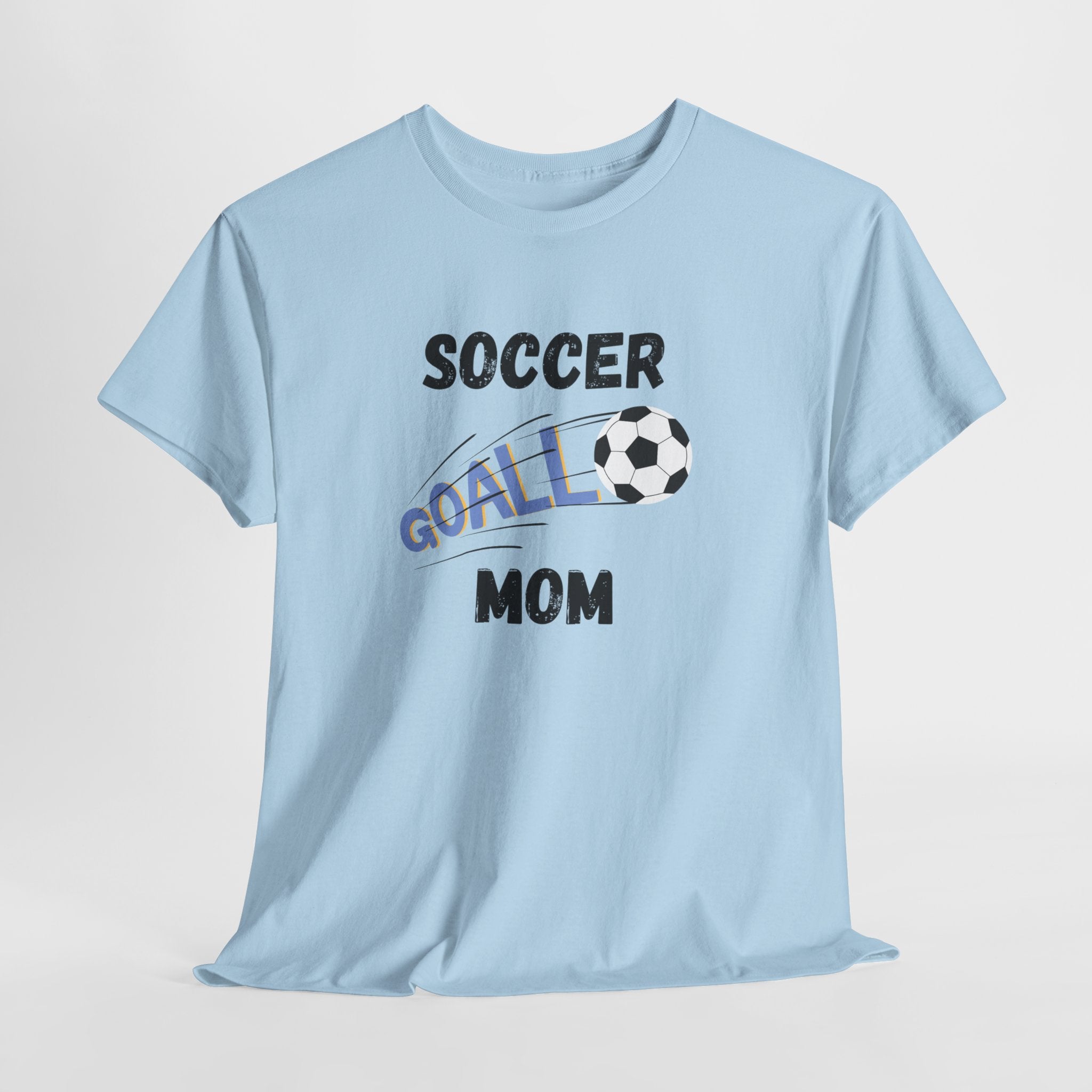 Soccer Mom T‑Shirt — 'Soccer Goal!' Graphic Tee with Soccer Ball