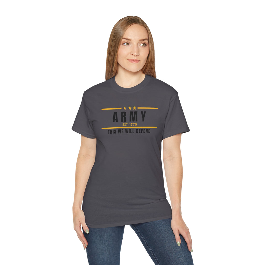 Army This We Will Defend Tee — Patriotic Military Cotton T-Shirt