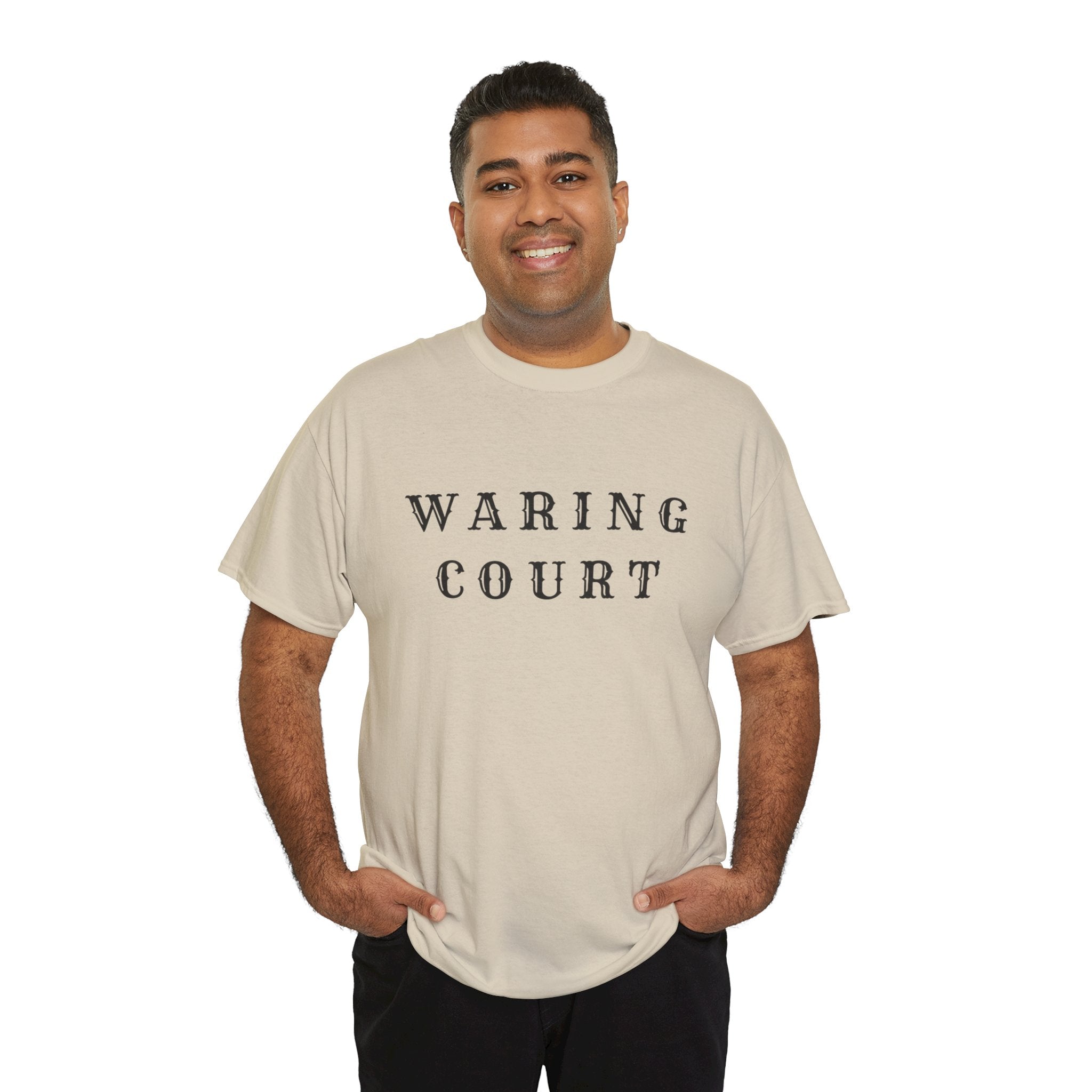 Waring Court Vintage Lettering T‑Shirt