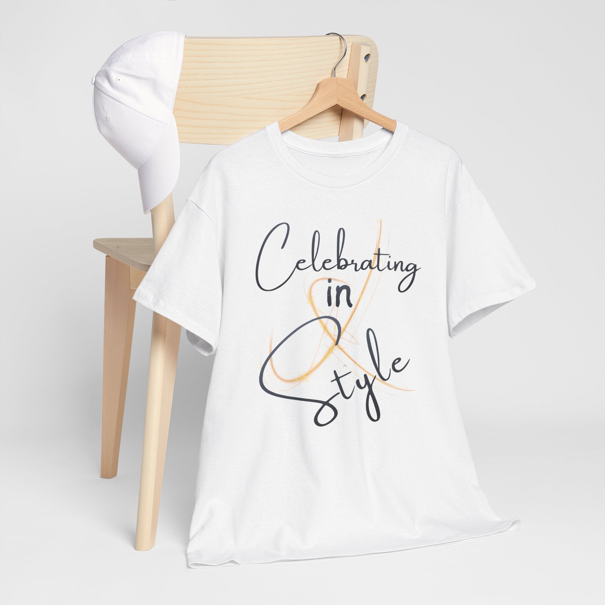 "Celebrating" T-Shirt — Celebratory Graphic Tee