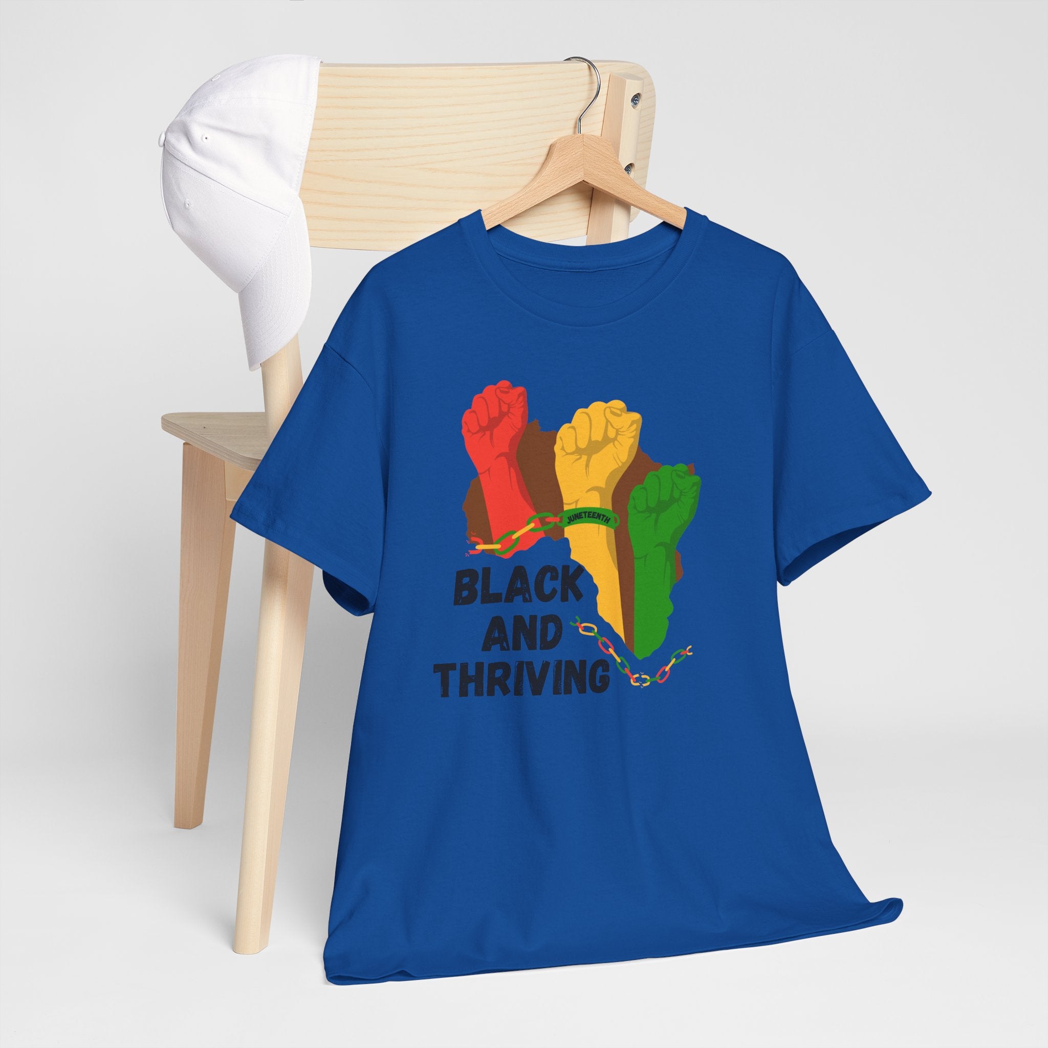 Juneteenth 'Black and Thriving, No Apologies' Tee