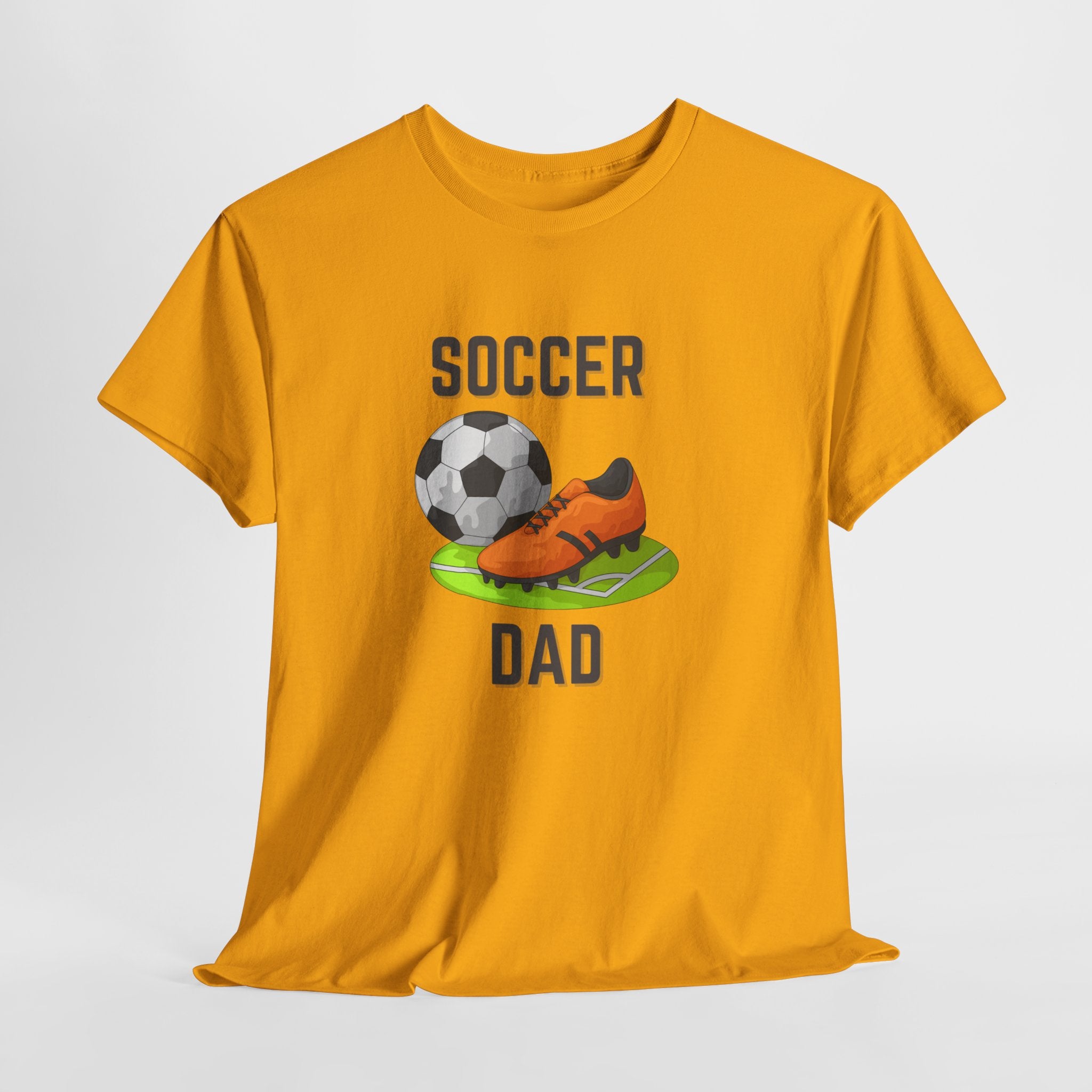 Soccer Dad T-Shirt – Graphic Soccer Ball & Cleat Tee, Father’s Day Gift