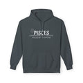 Pisces Zodiac Fleece Hoodie for Astrology Lovers