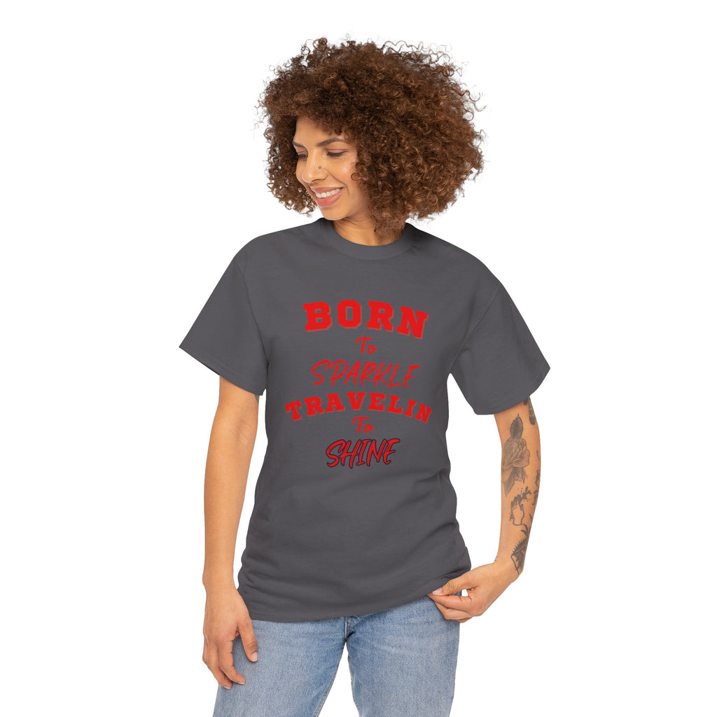 Traveling and shining T‑Shirt — Adventure Graphic Tee