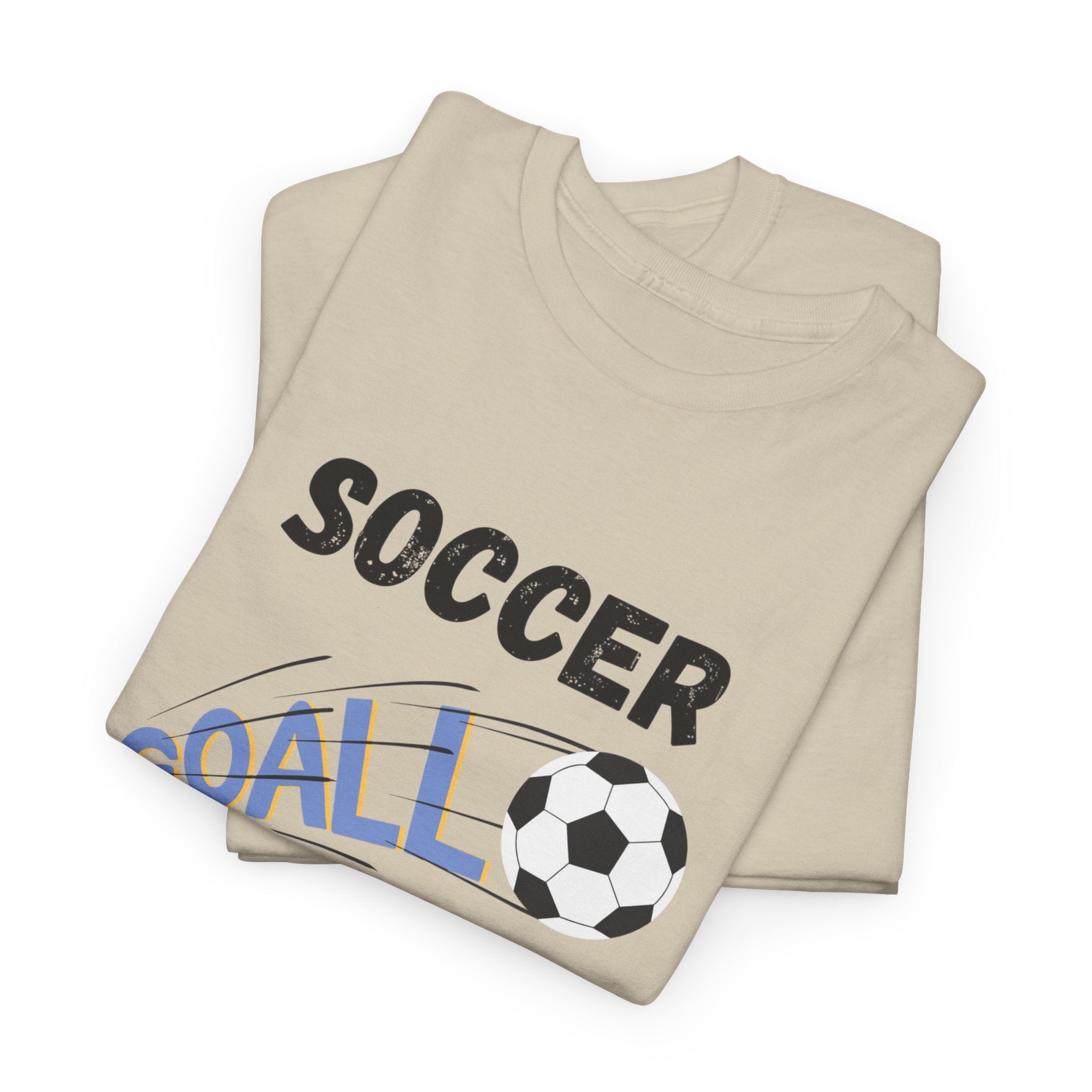 Soccer Mom T‑Shirt — 'Soccer Goal!' Graphic Tee with Soccer Ball