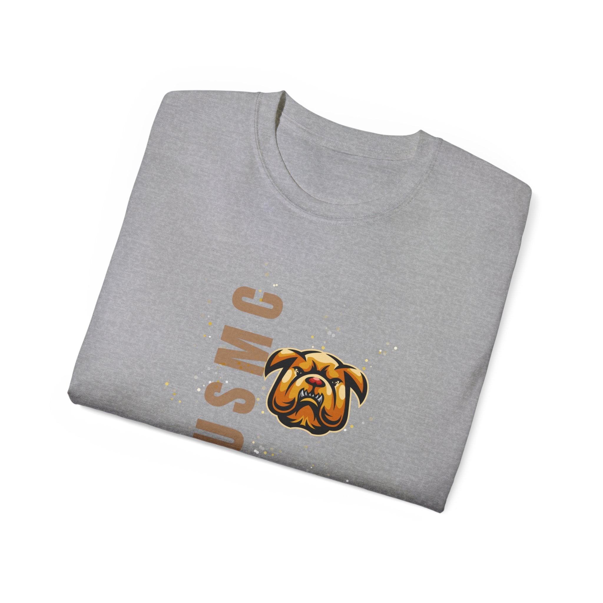 USMC Jarhead Bulldog T‑Shirt — Marine Corps Vertical Logo Tee