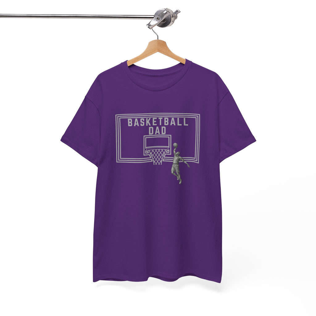 Basketball Dad T-Shirt — Basketball Hoop Graphic Tee for Proud Fathers
