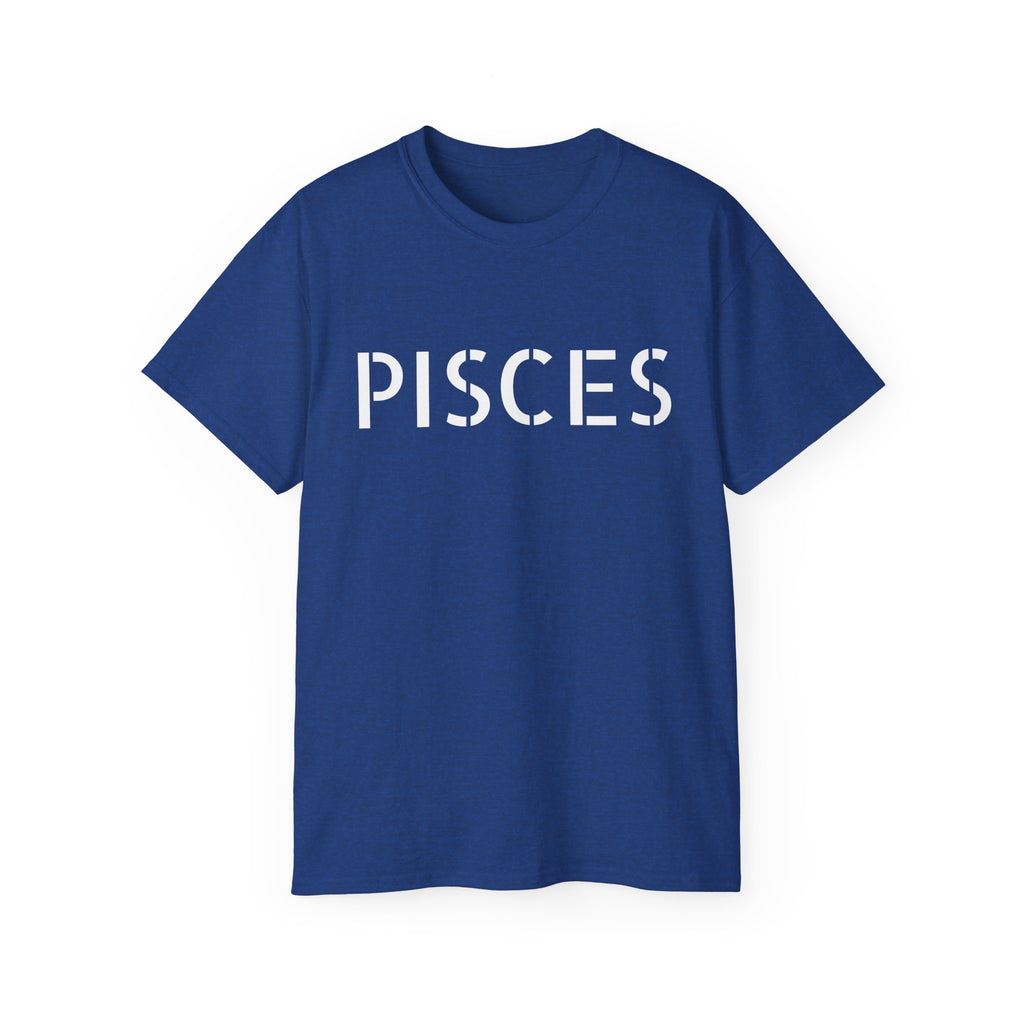 Pisces Zodiac Unisex Ultra Cotton Tee - Astrological Sign Graphic Shirt