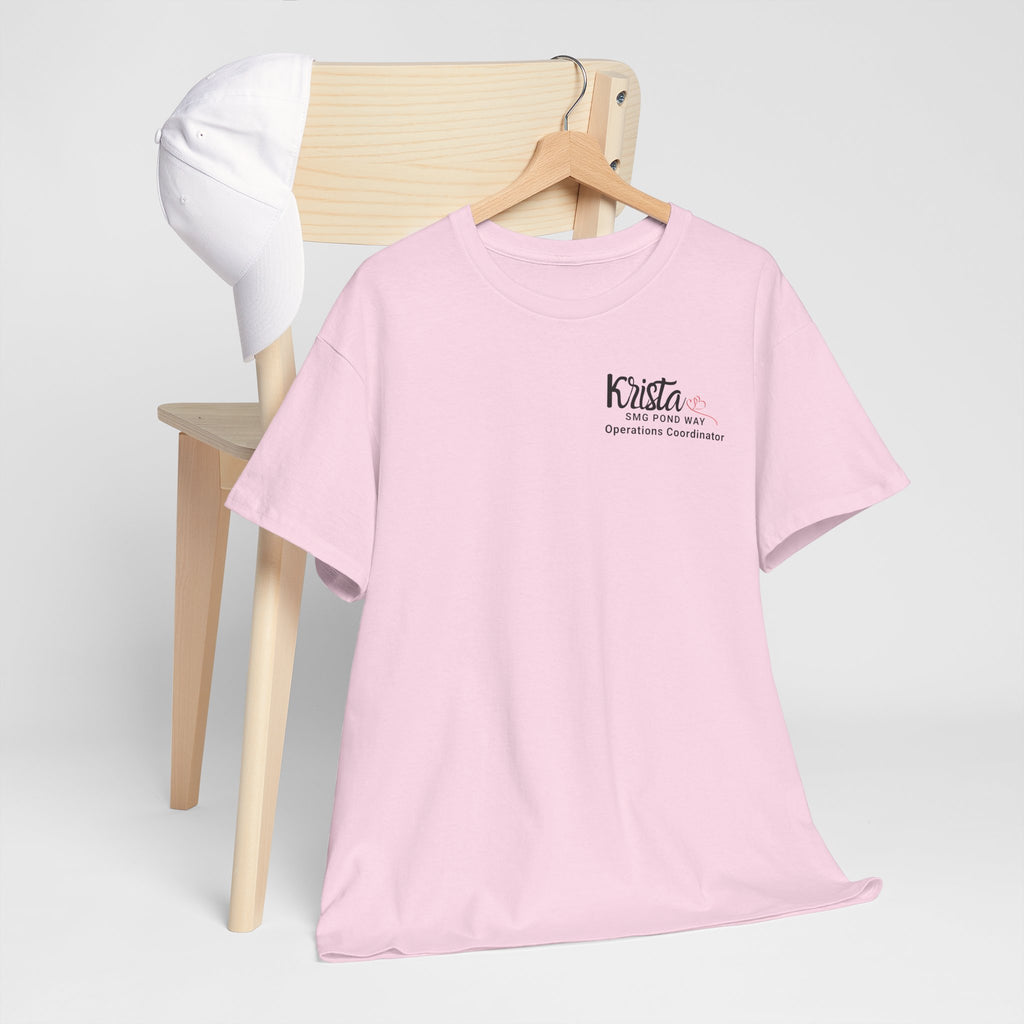 Krista with a Heart Logo Tee