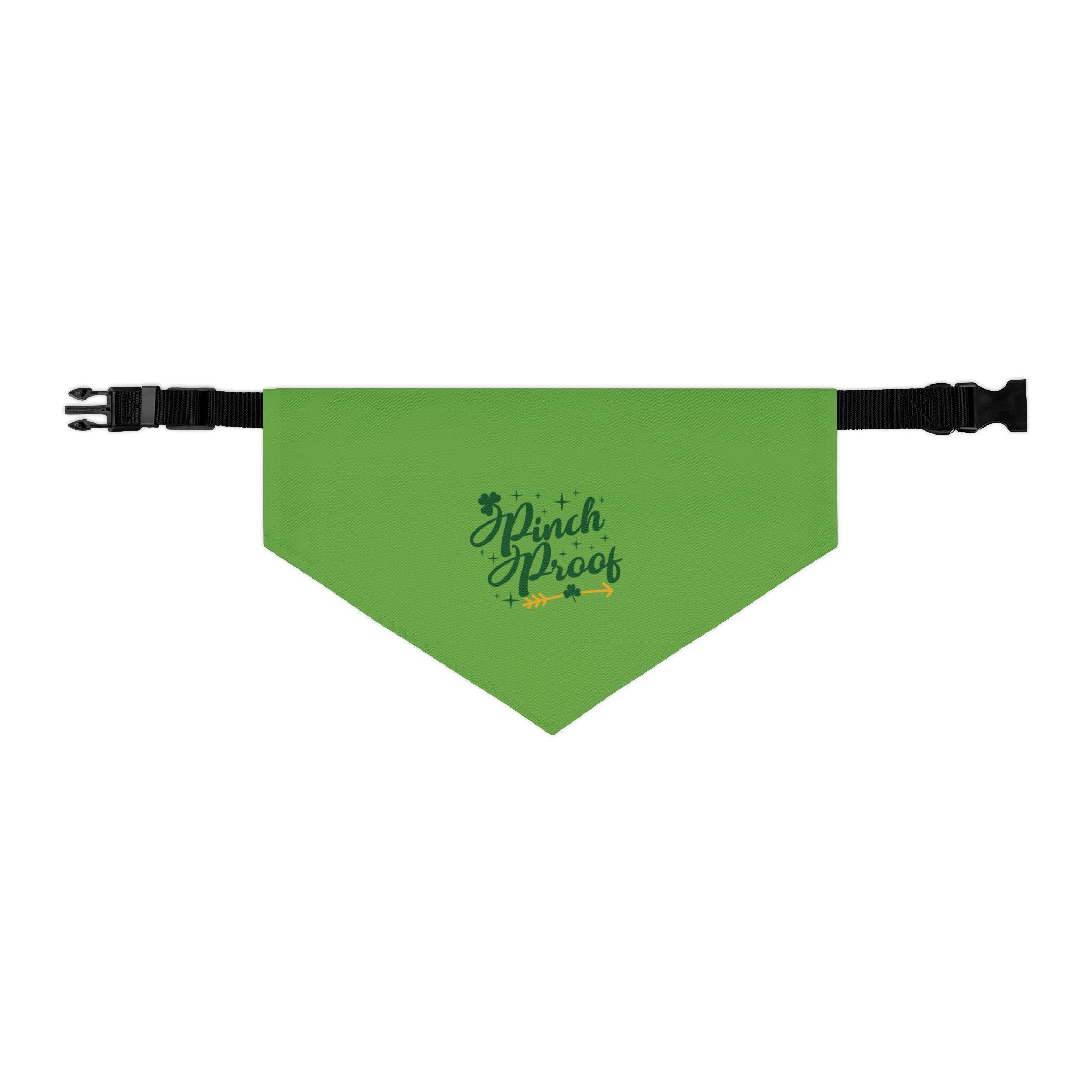 Pet Bandana Collar — "Pinch Proof" St. Patrick’s Day Green Dog Bandana