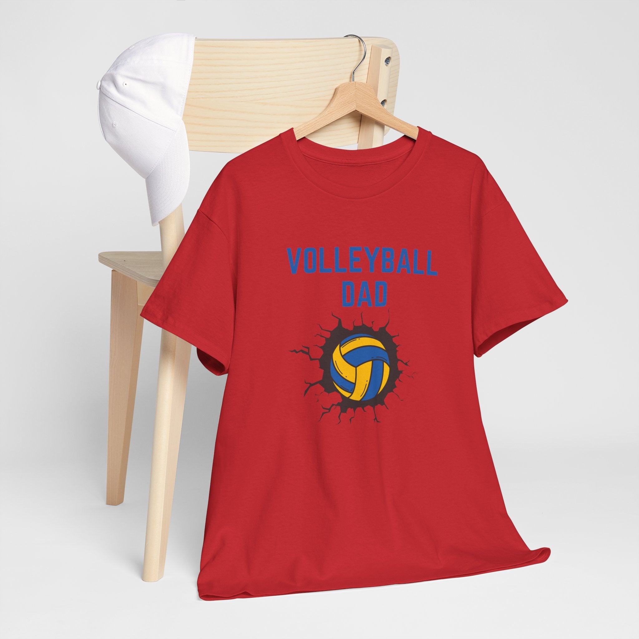 Volleyball Dad T-Shirt — Dad Gift, Volleyball Player Support Tee