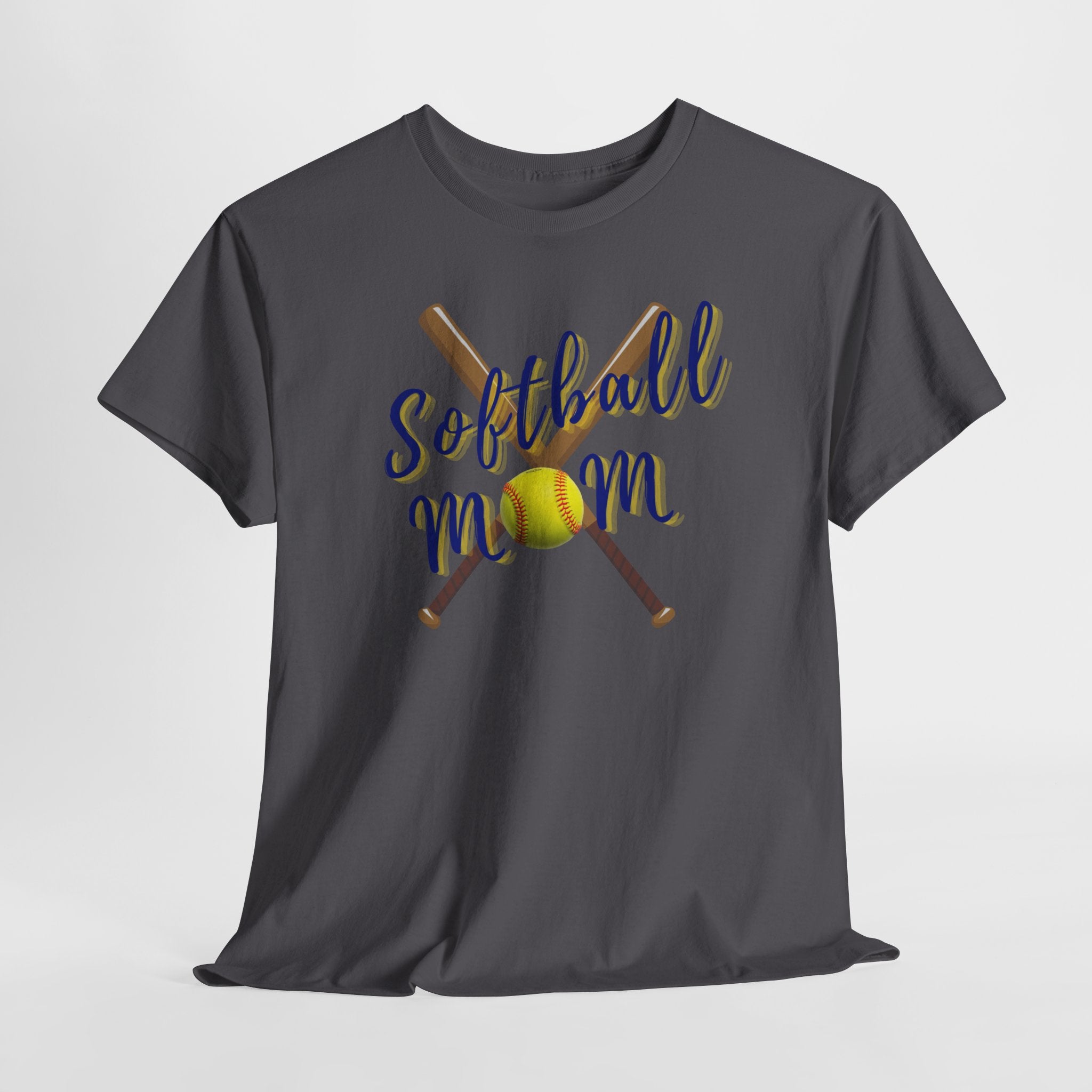 Softball Mom T-Shirt — Bat & Ball Graphic Tee