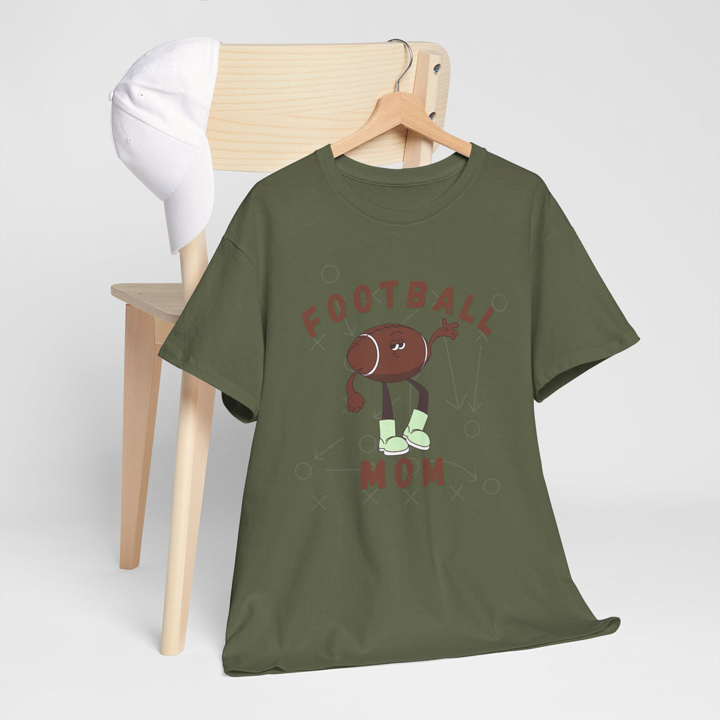 Football Mom graphic Unisex Heavy Cotton Tee