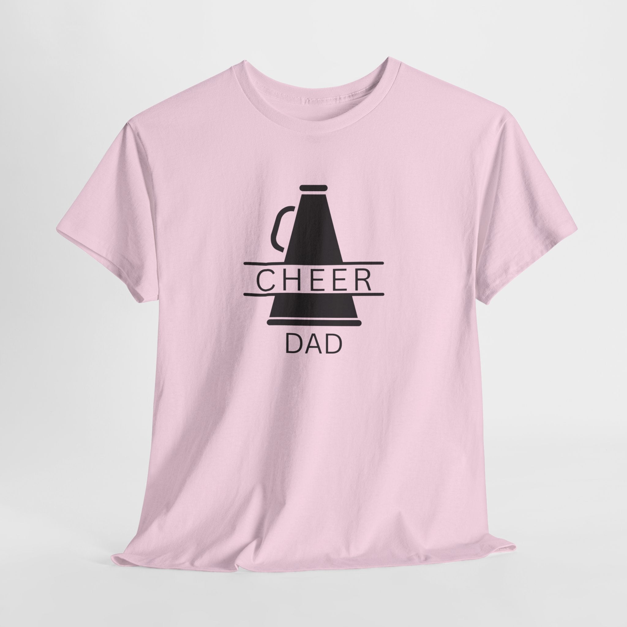 Cheer Dad T-Shirt – Megaphone Graphic Tee for Proud Cheerleading Fathers