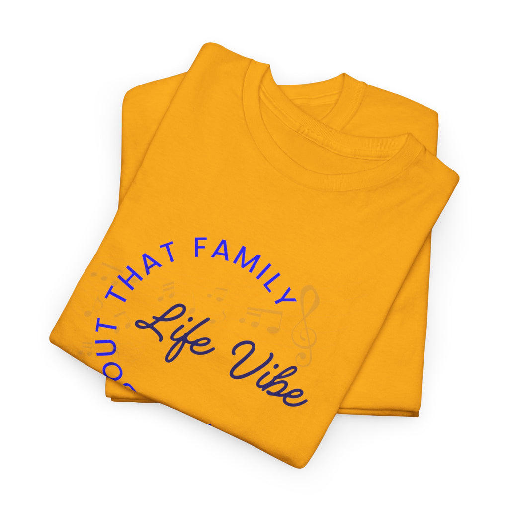 "All About My Family" Life Vibe T-Shirt —Minimal Circle Graphic Tee