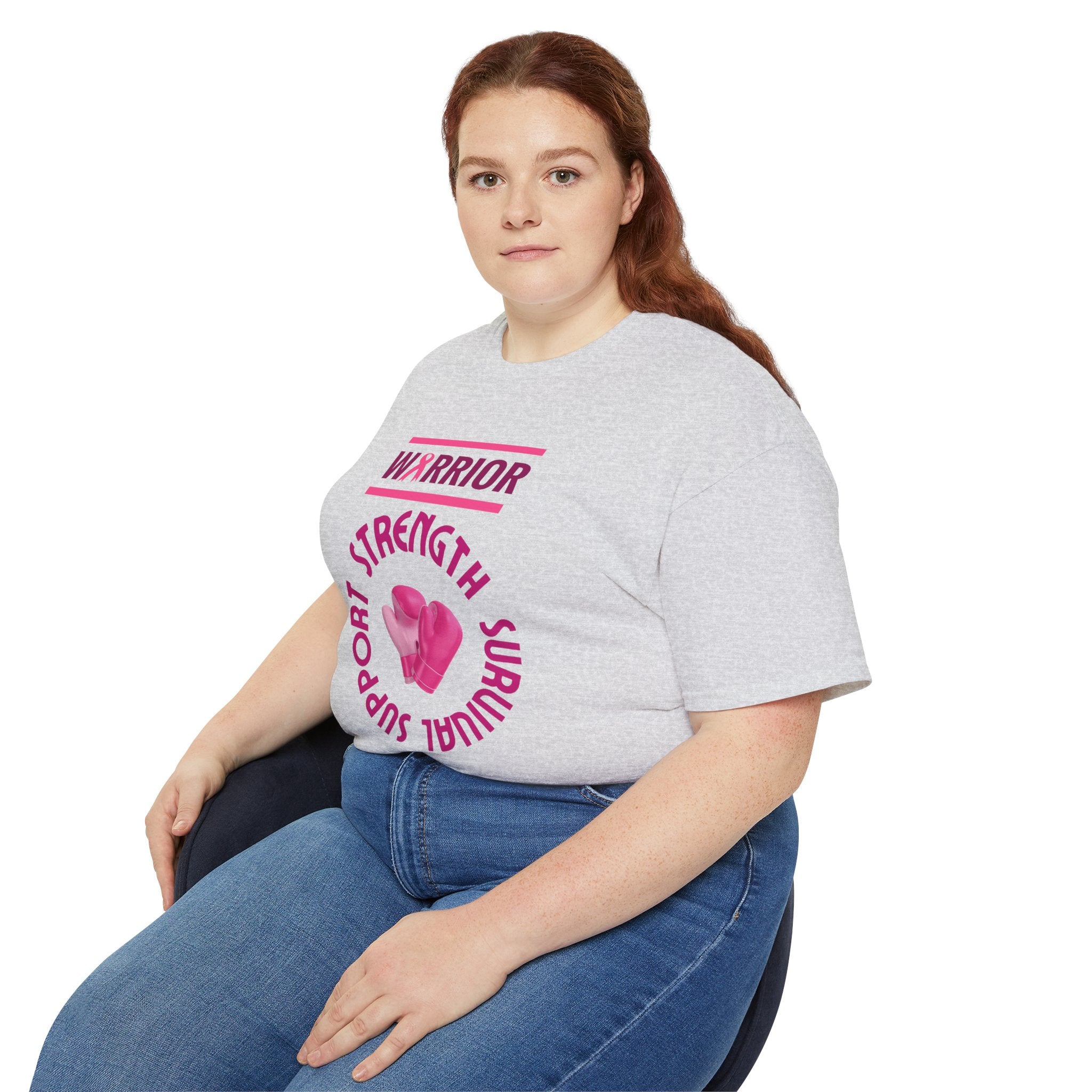 Breast Cancer Warrior T-Shirt — Support Strength Survival Tee