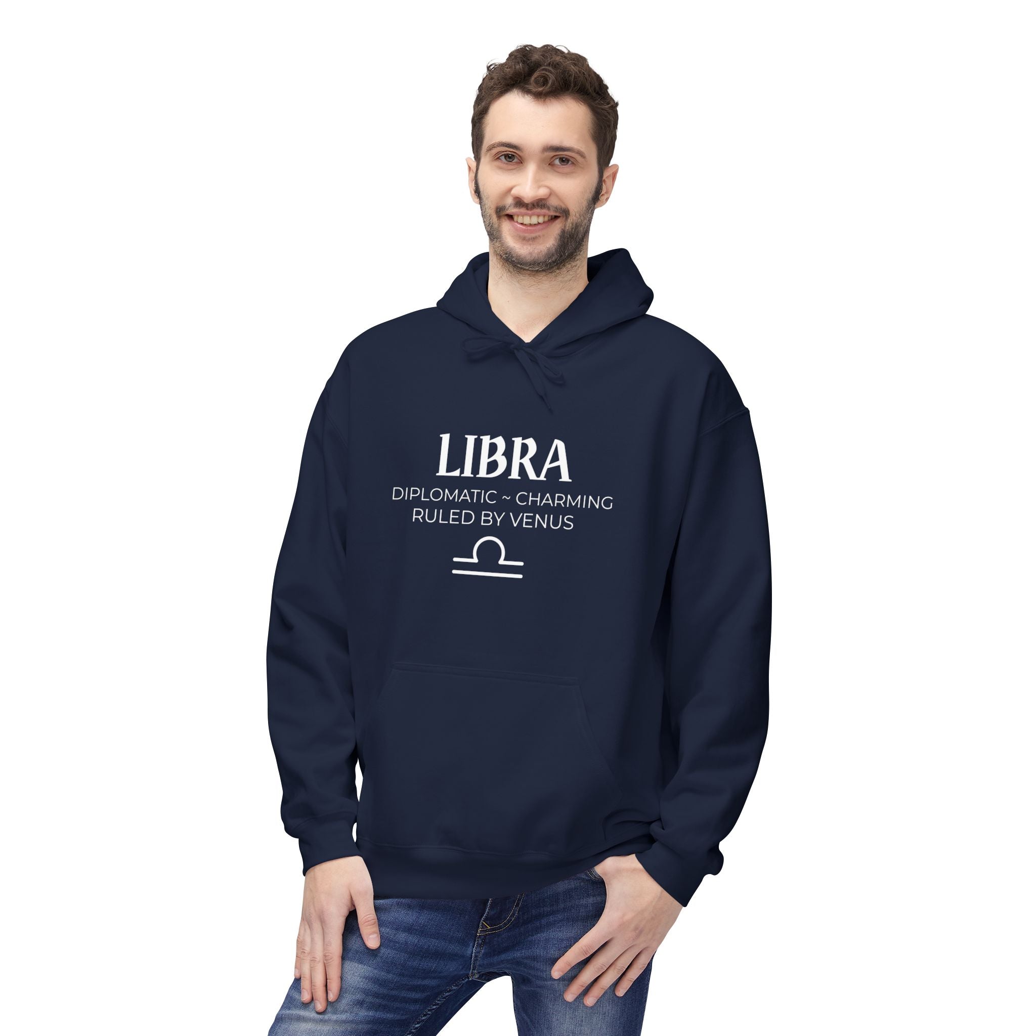 Libra Cozy Midweight Fleece for Astrology Lovers