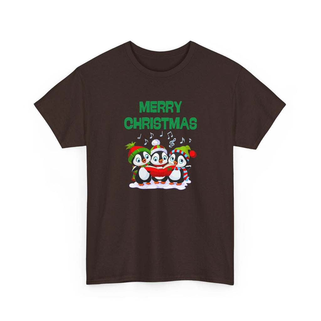 Merry Christmas Penguin Trio Holiday T-Shirt