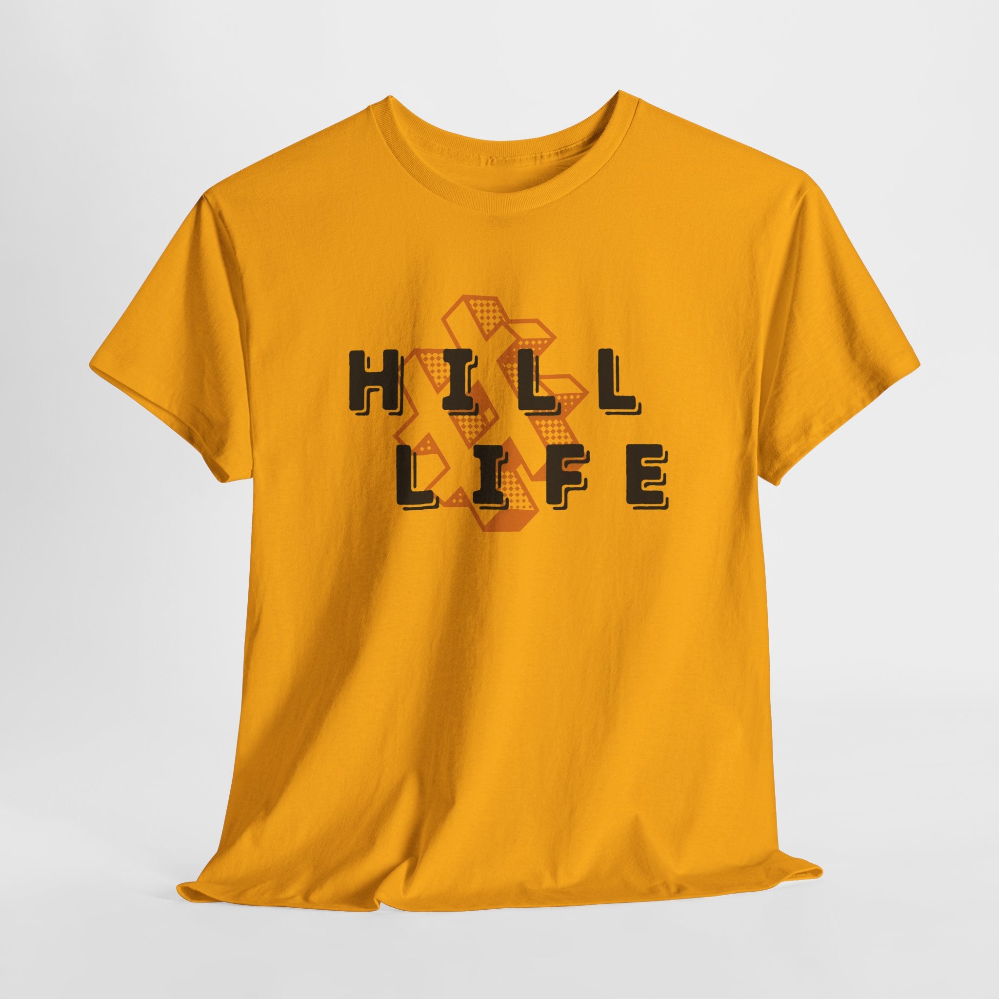 Hill Life T‑Shirt — Retro Geo Cross Graphic Tee