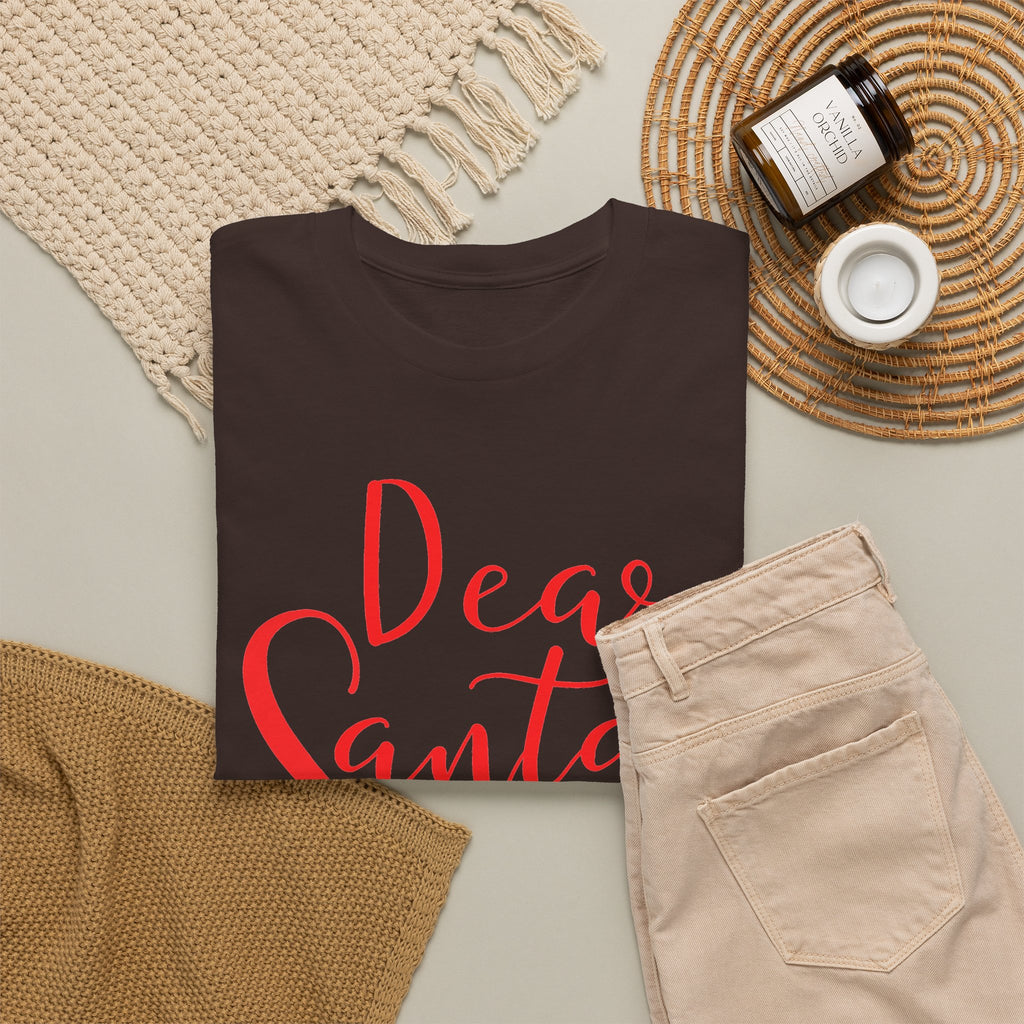 Dear Santa All I Want Is Coffee & A Nap Christmas T-Shirt