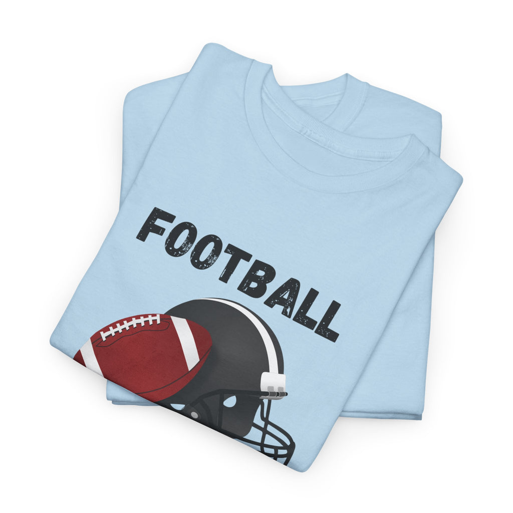 Football Dad T-Shirt — Classic Football & Helmet Tee for Proud Dads