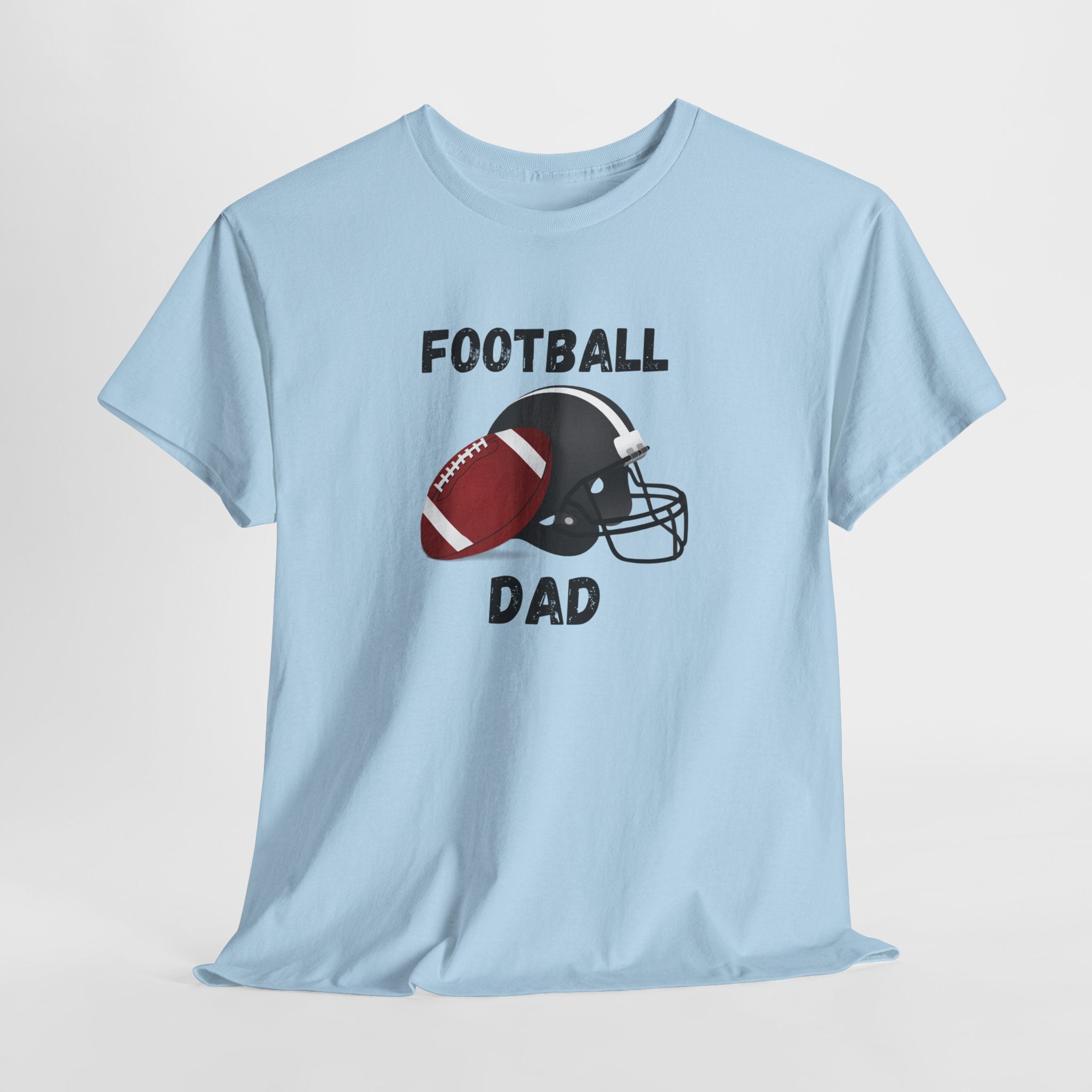Football Dad T-Shirt — Classic Football & Helmet Tee for Proud Dads
