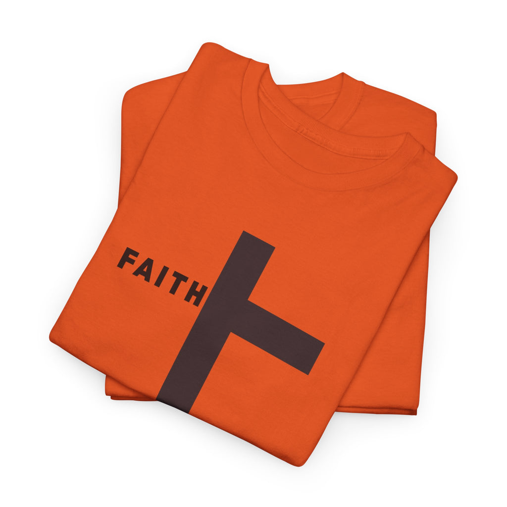 Faith Cross T‑Shirt — Minimal Christian Tee