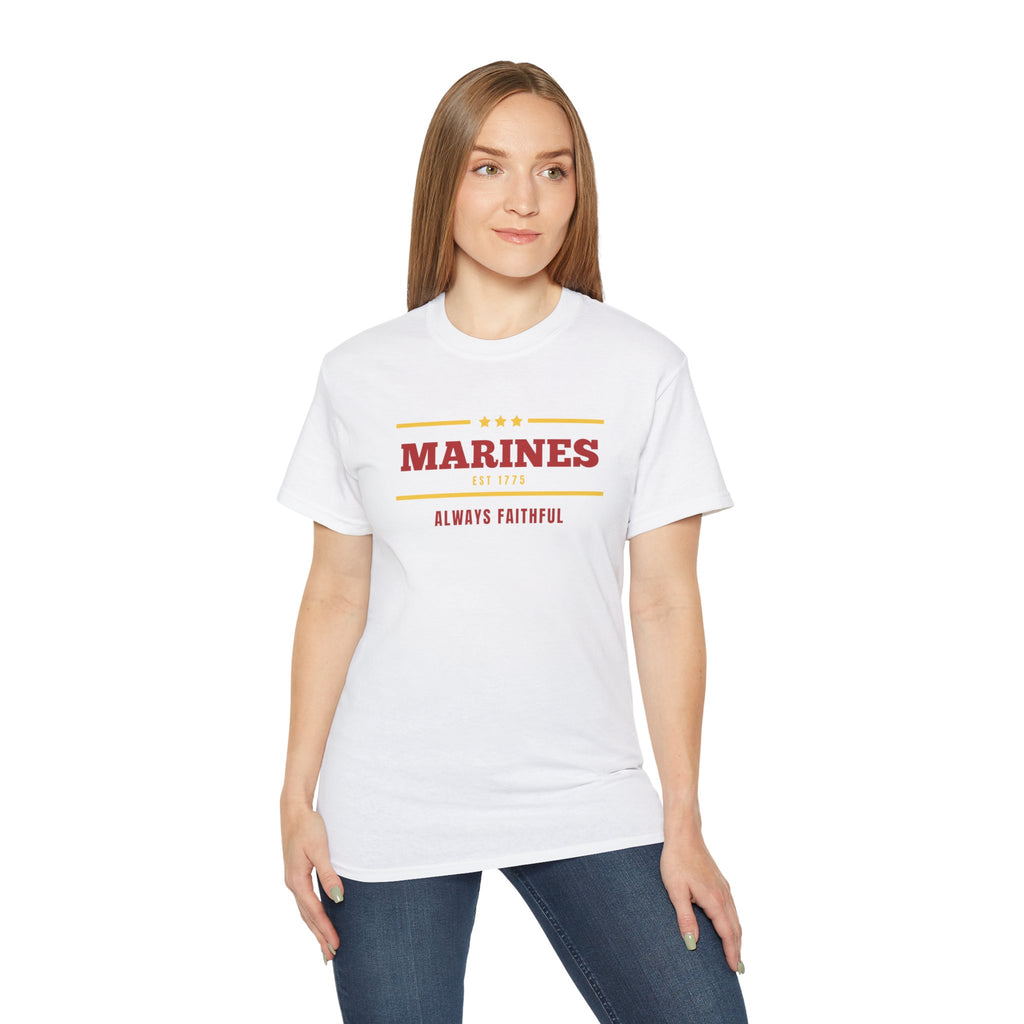 Marines "Always Faithful" Cotton Tee