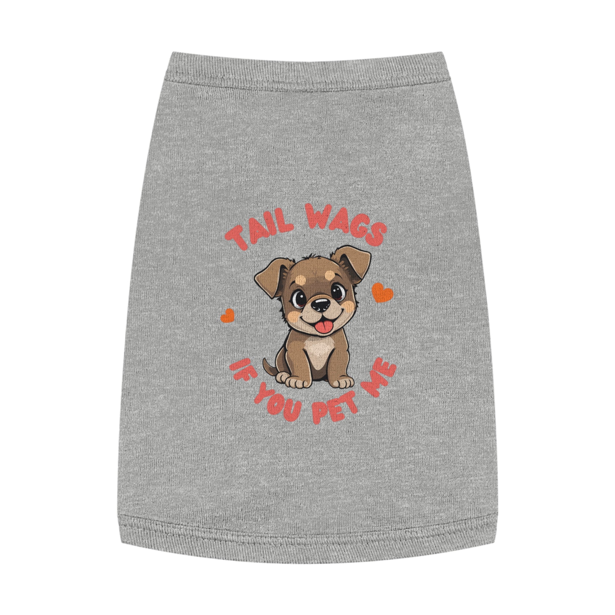 "Tail Wags...pet me" Pet Tank Top