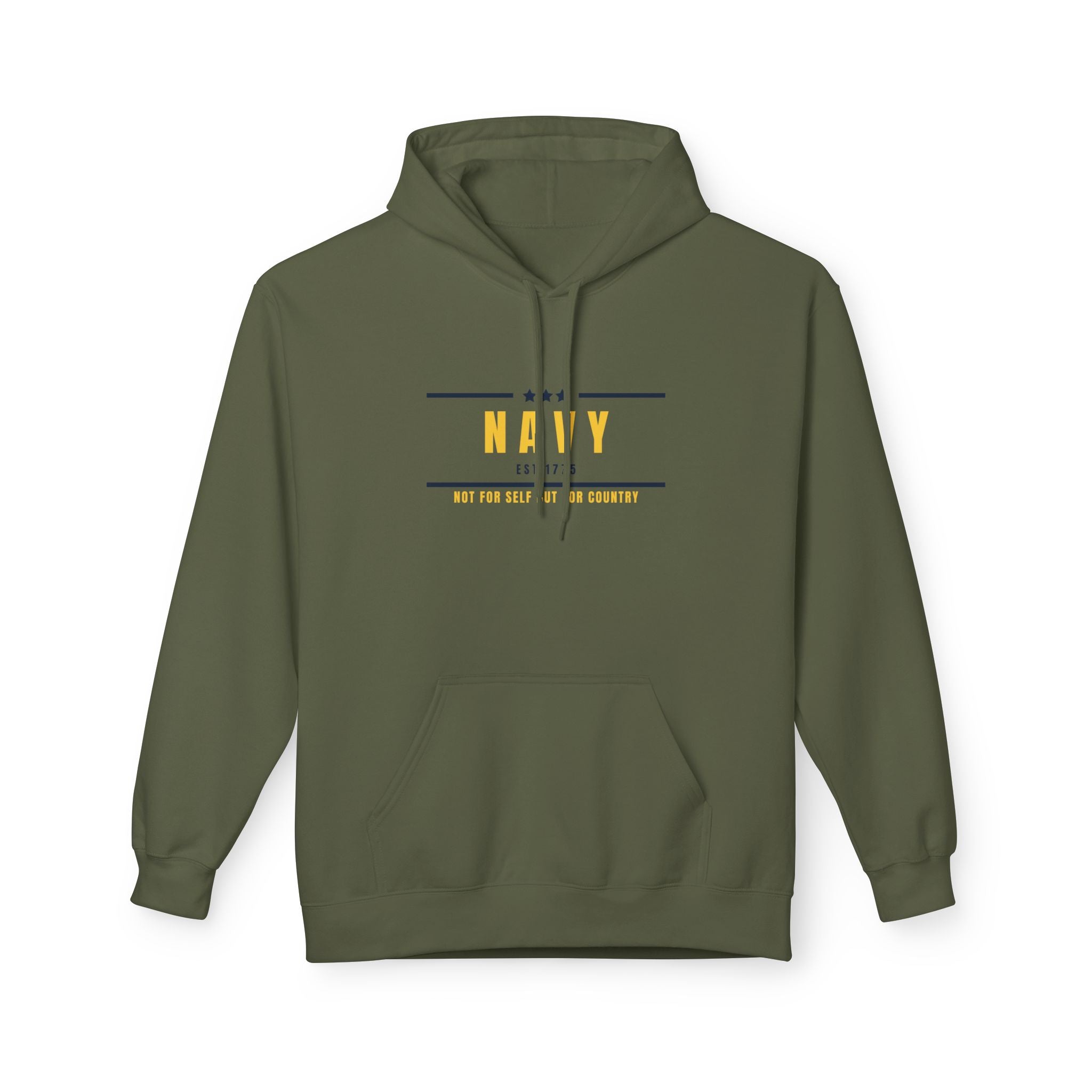 Navy Est. Hoodie — Military Pride Pullover