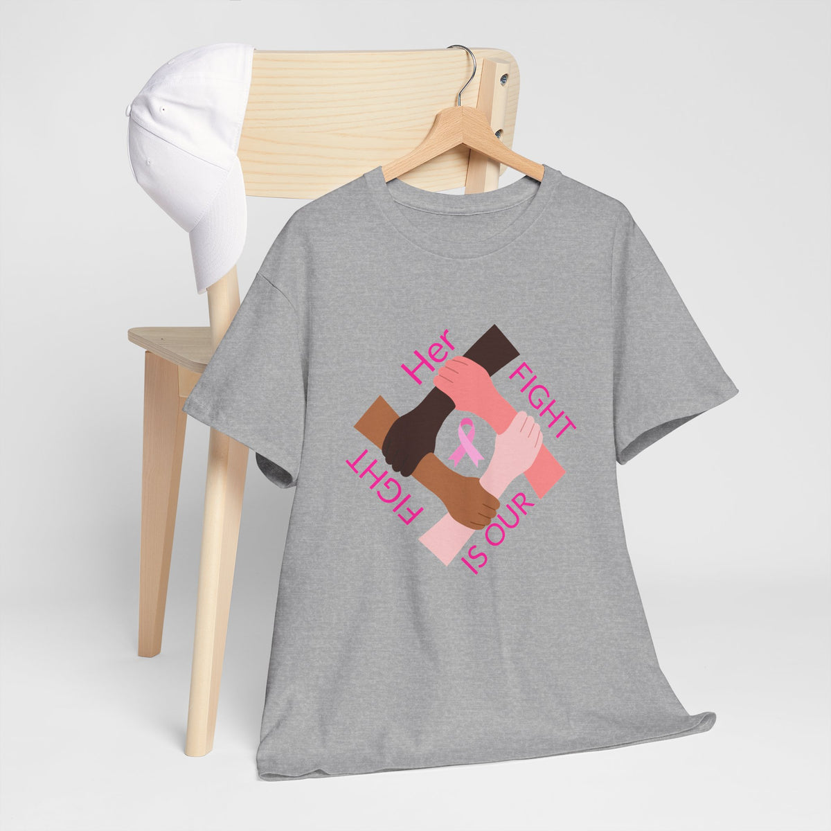 Her Fight Is Our Fight Breast Cancer Awareness T-Shirt