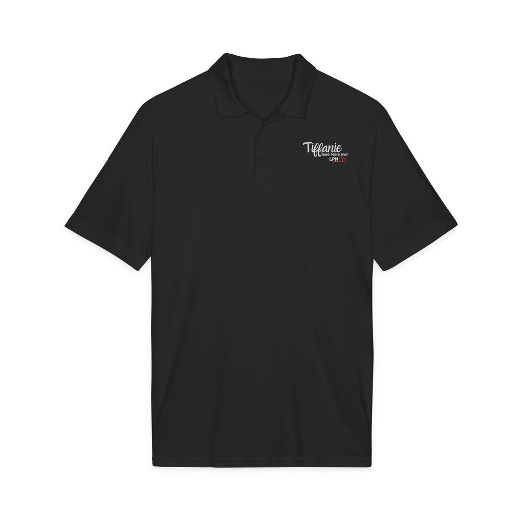 Tiffanie Work Logo with Heart Polo