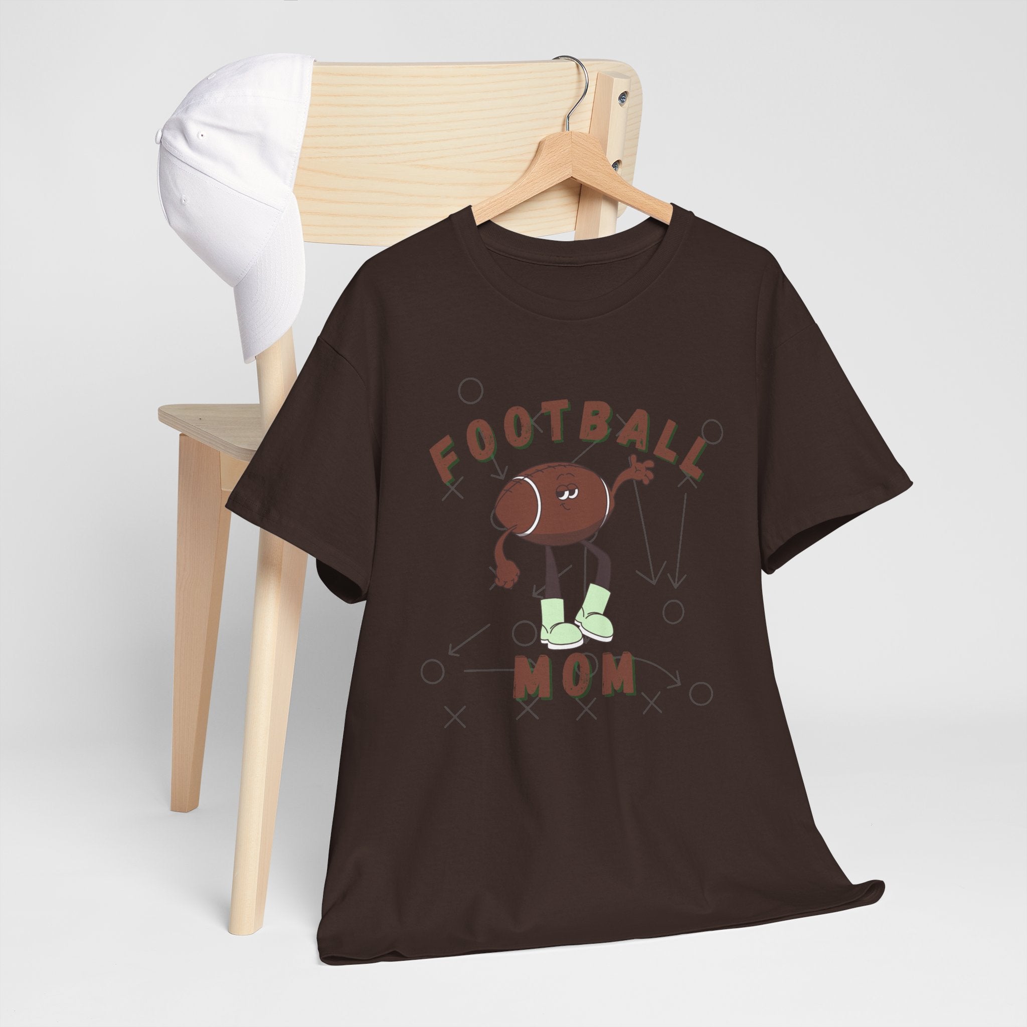 Football Mom graphic Unisex Heavy Cotton Tee