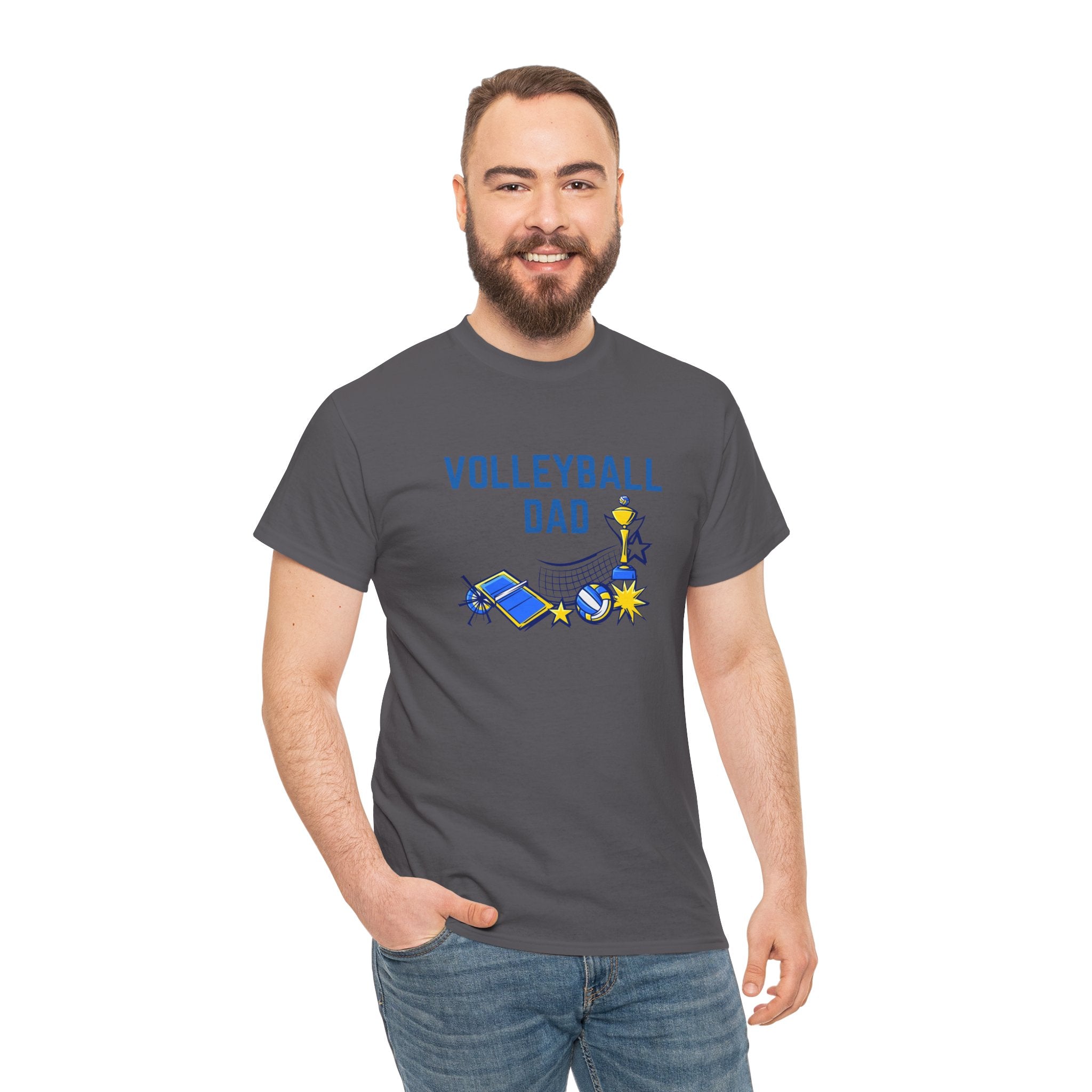 Volleyball Dad T‑Shirt — Proud Volleyball Coach/Parent Tee